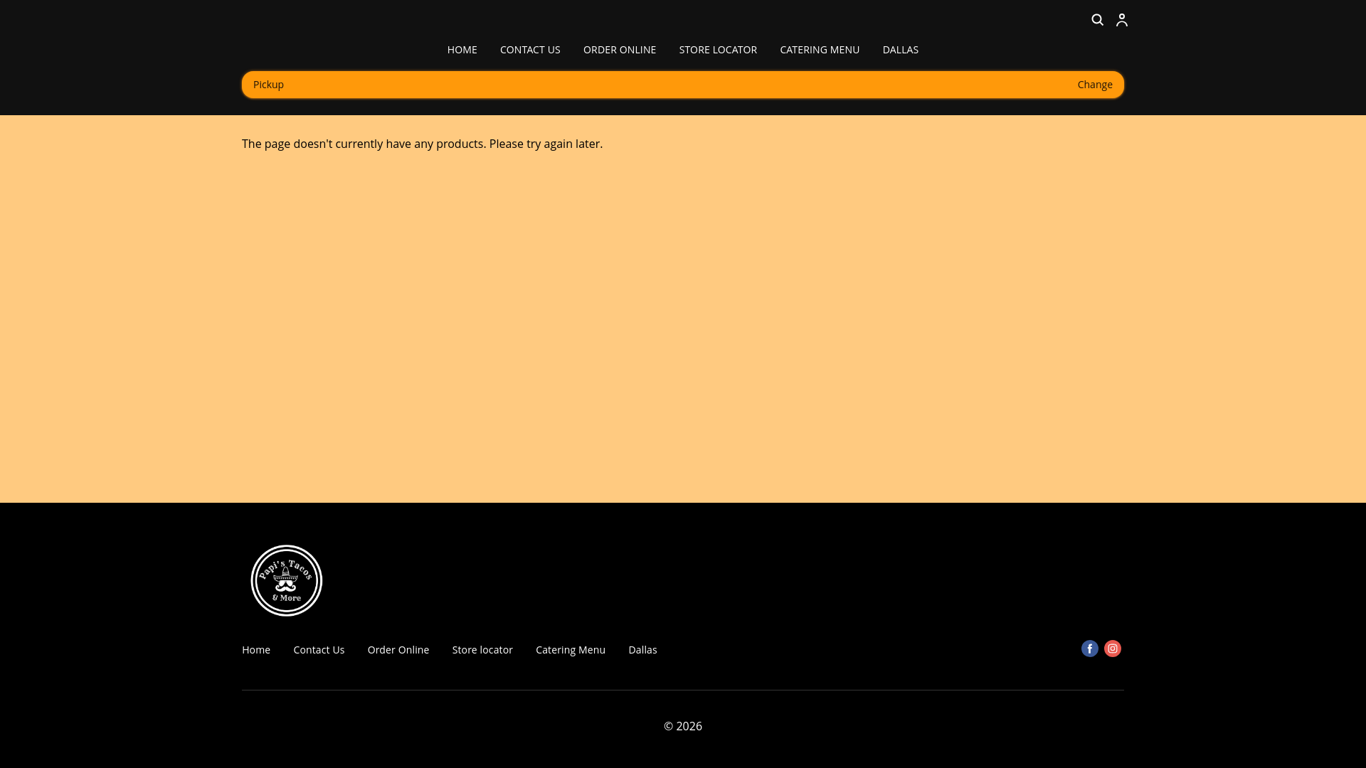 website screenshot of https://papistacosandmoreky.com