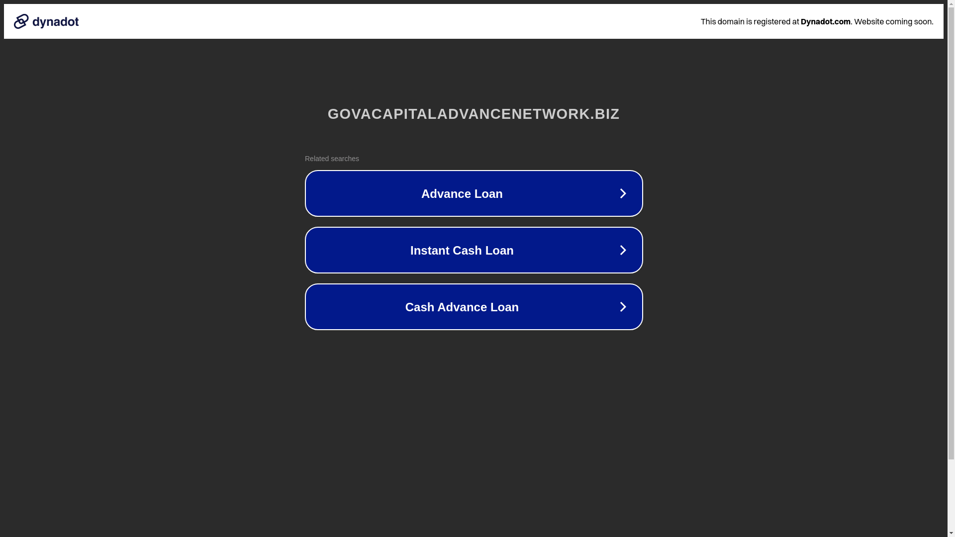website screenshot of https://govacapitaladvancenetwork.biz/