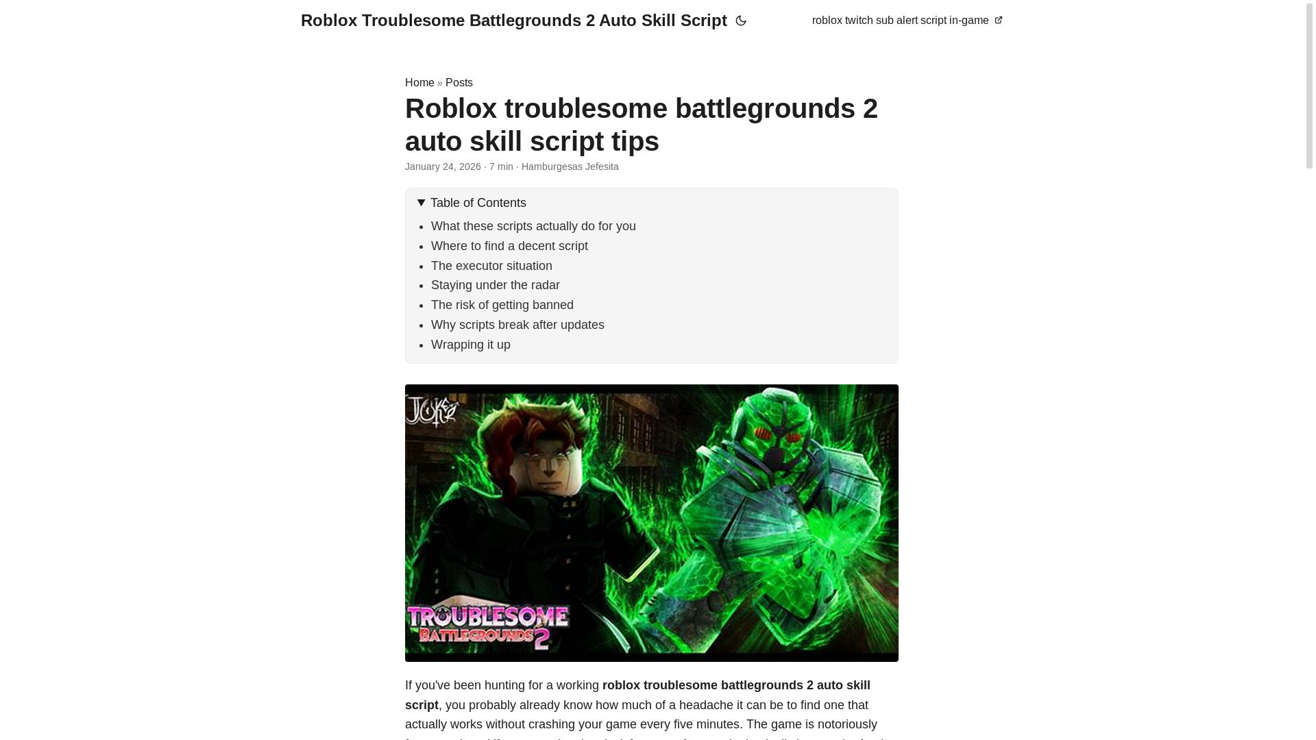 website screenshot of https://roblox-troublesome-battlegrounds-2-auto-skill-script.pages.dev/