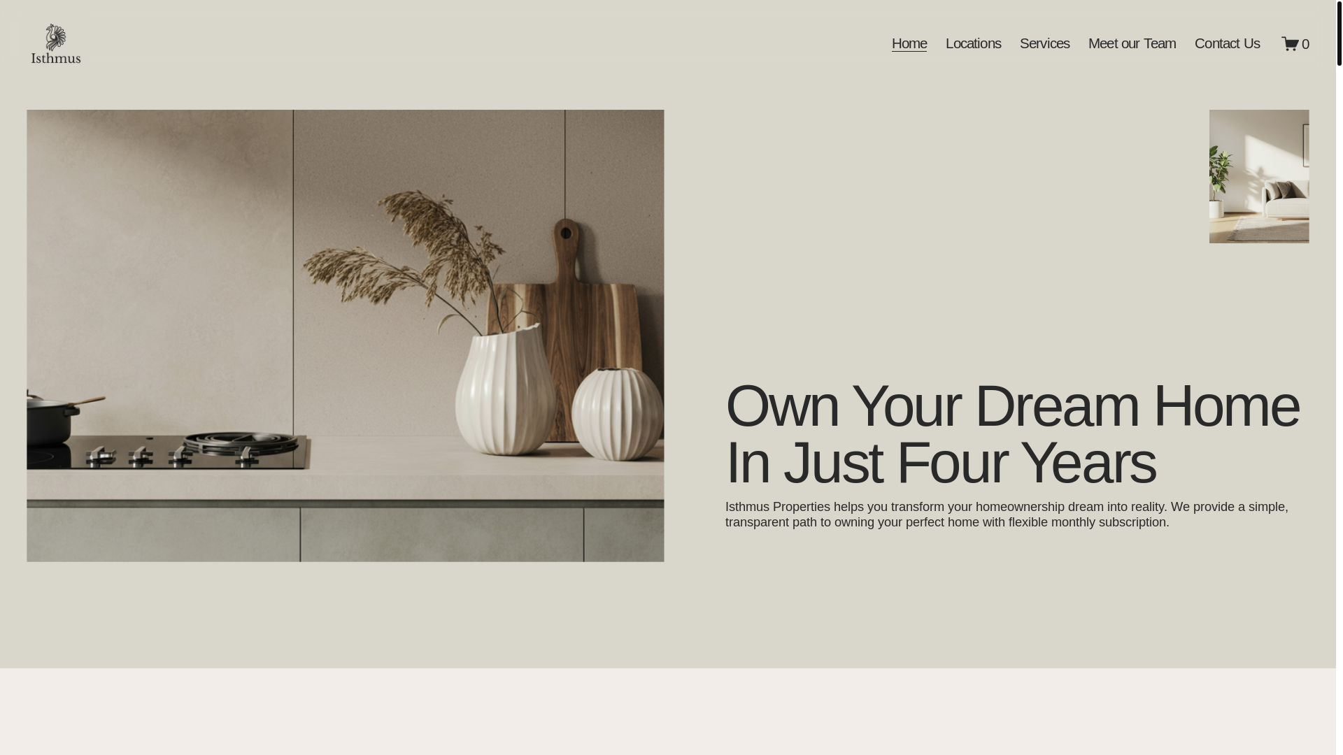 website screenshot of https://isthmushorizon.com/