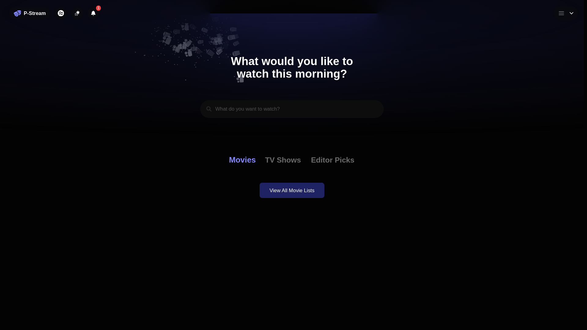 website screenshot of https://ricku-stream.pages.dev/