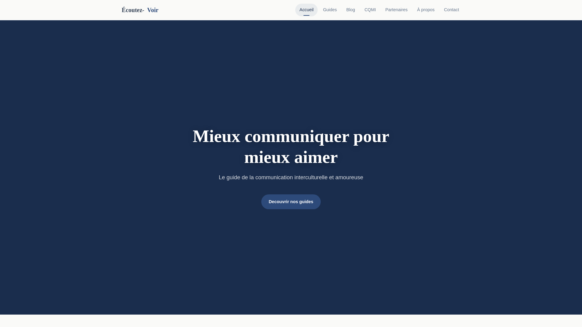 website screenshot of https://ecoutez-voir-fr.pages.dev/