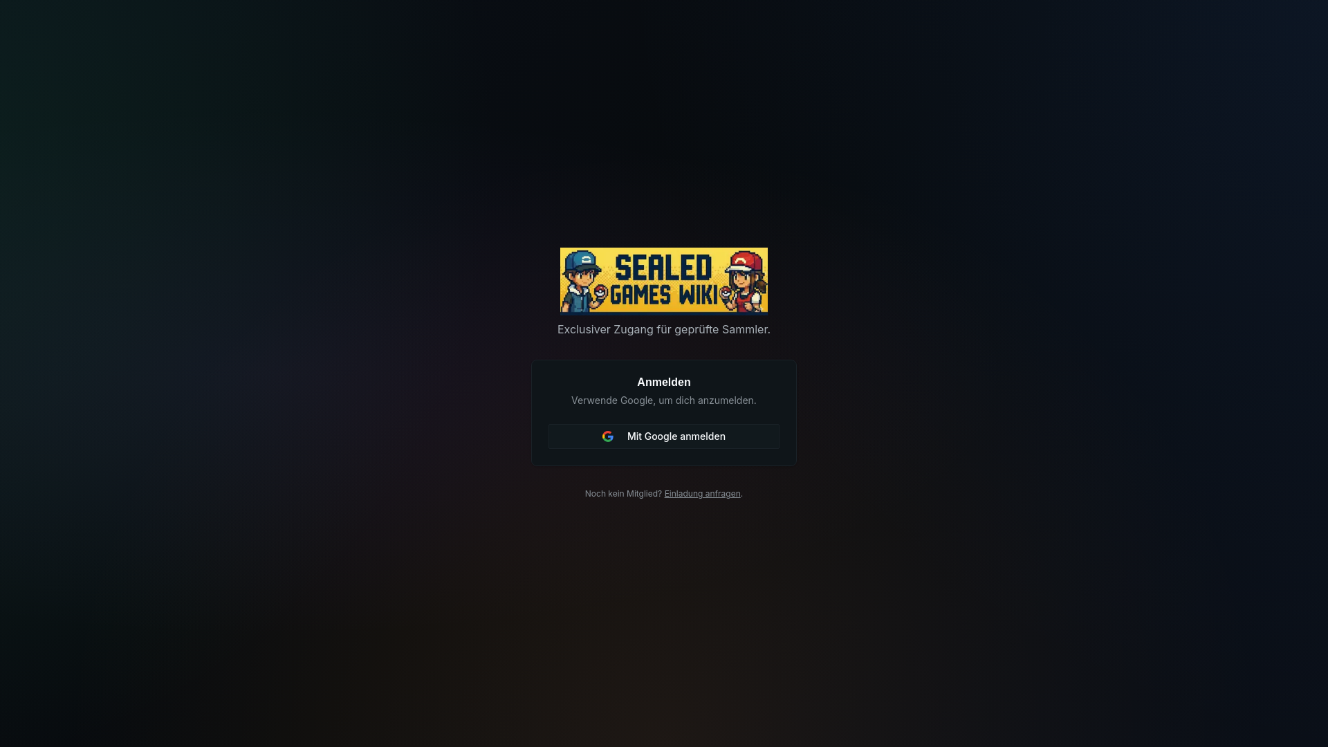 website screenshot of https://sealed-games-wiki.de