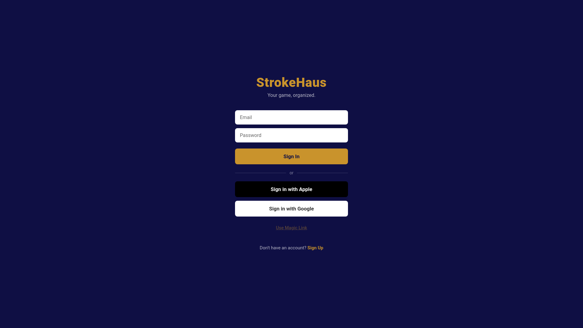 website screenshot of https://strokehaus.net