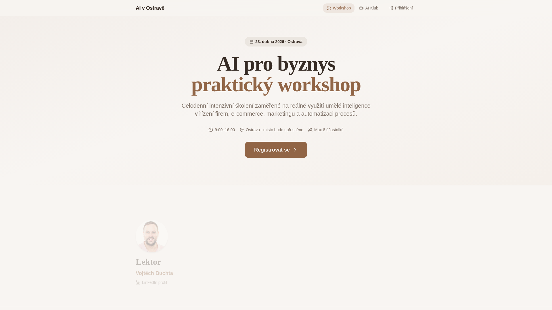 website screenshot of https://aivostrave.cz