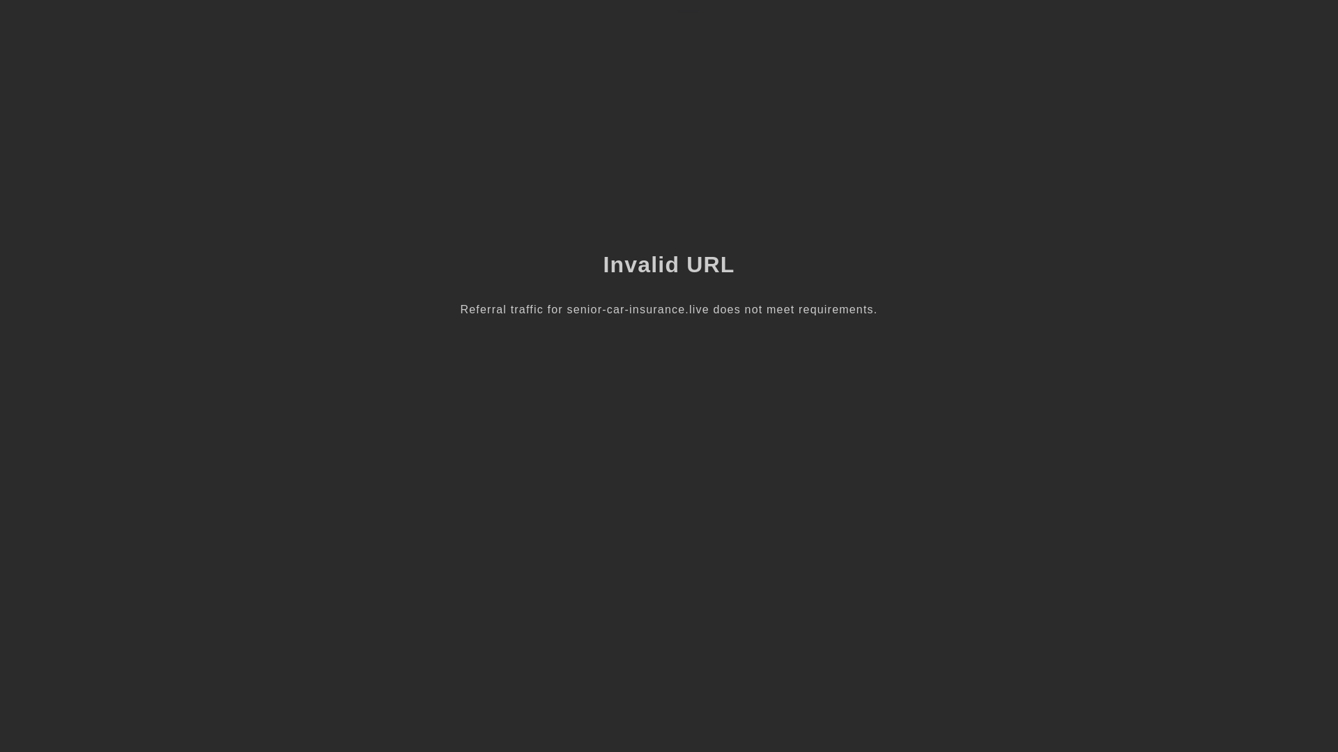 website screenshot of https://senior-car-insurance.live/
