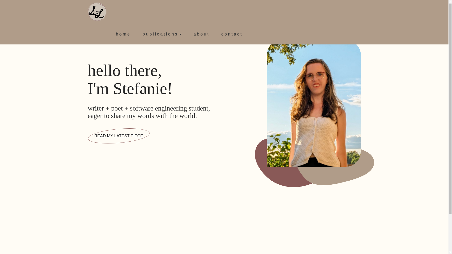 website screenshot of https://writingbystefanie.pages.dev/