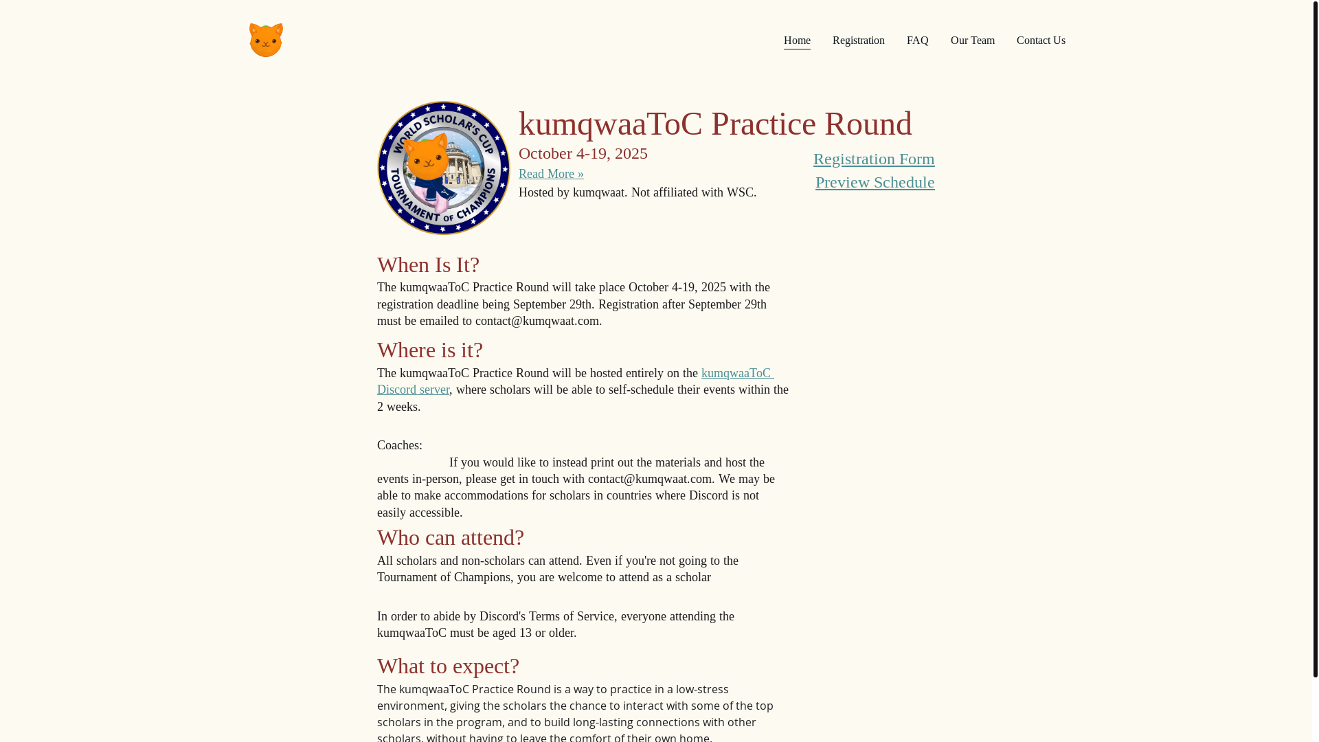 website screenshot of https://kumqwaatround.com/