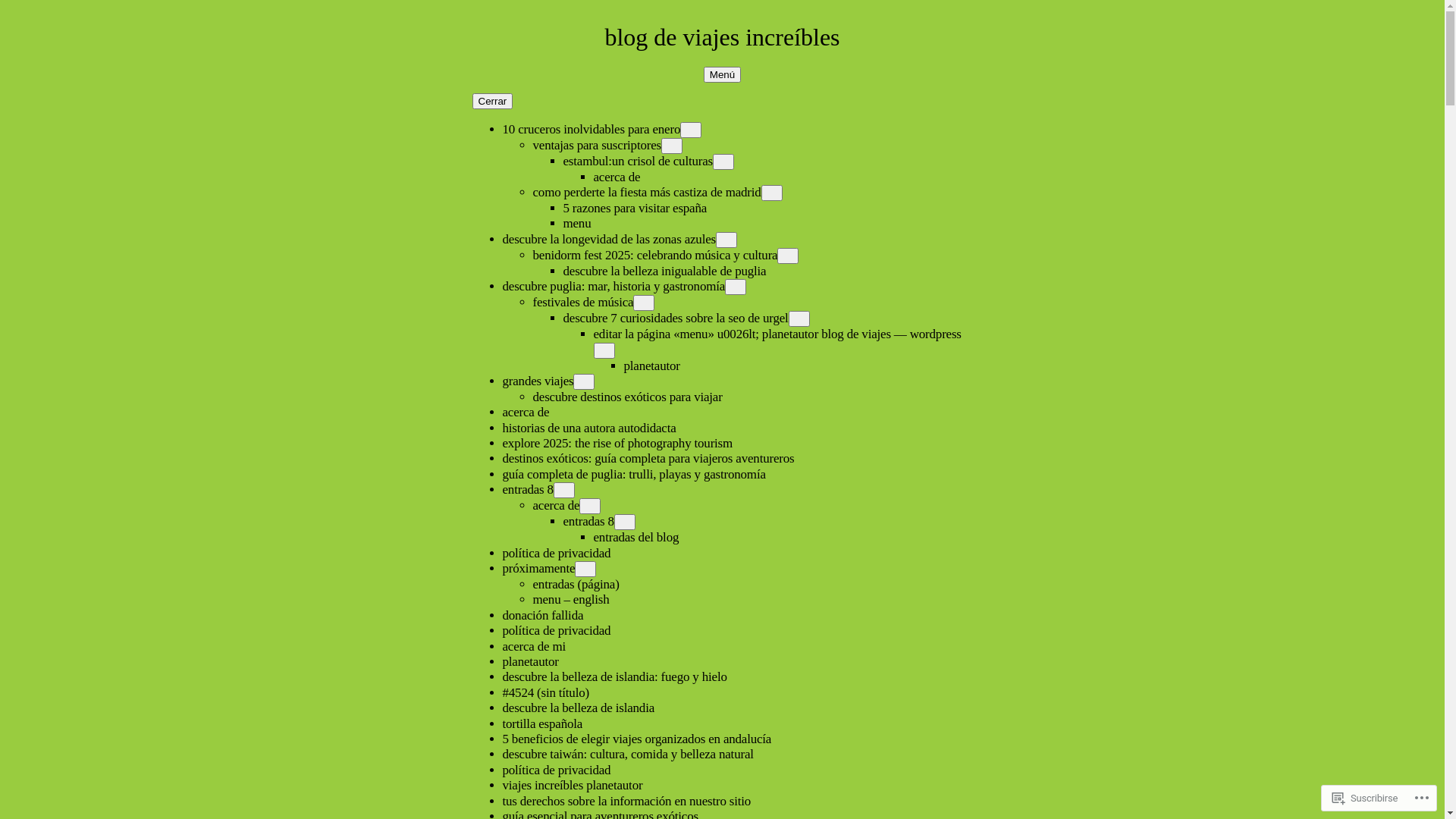 website screenshot of https://viajesincreibles.blog/