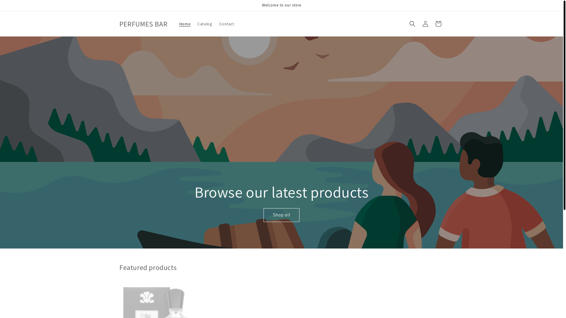website screenshot of https://perfumesbar.online/