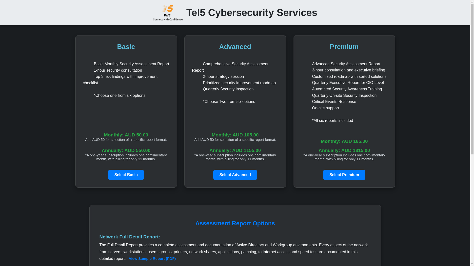 website screenshot of https://tel5cybersecurity.pages.dev/