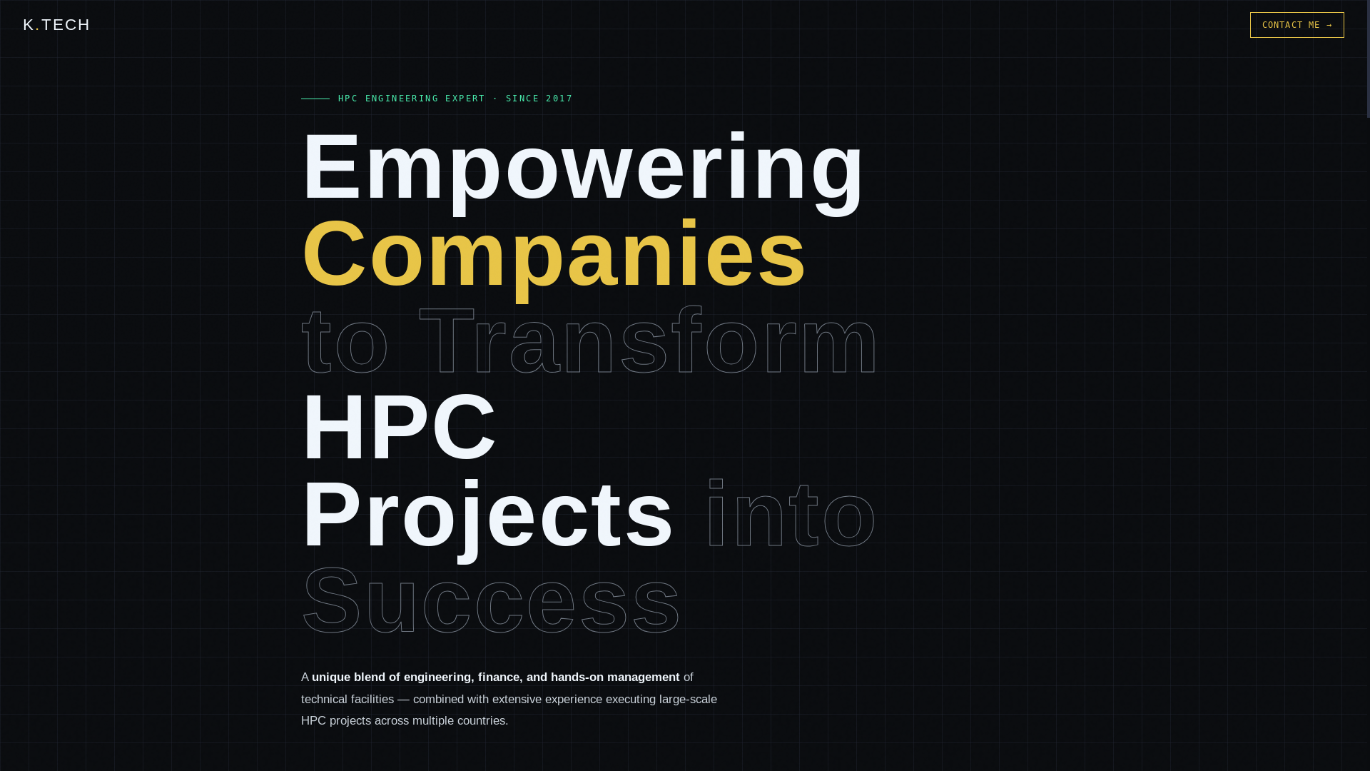 website screenshot of https://kruminsh-tech-site.pages.dev/