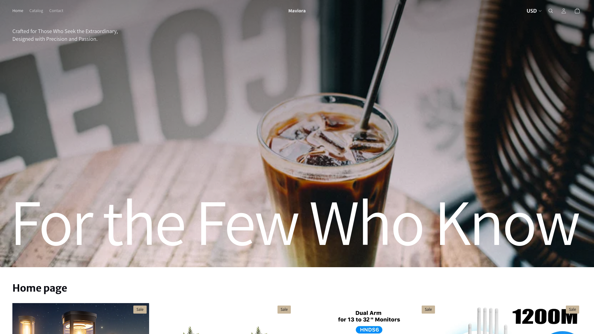 website screenshot of https://maviora.cc/