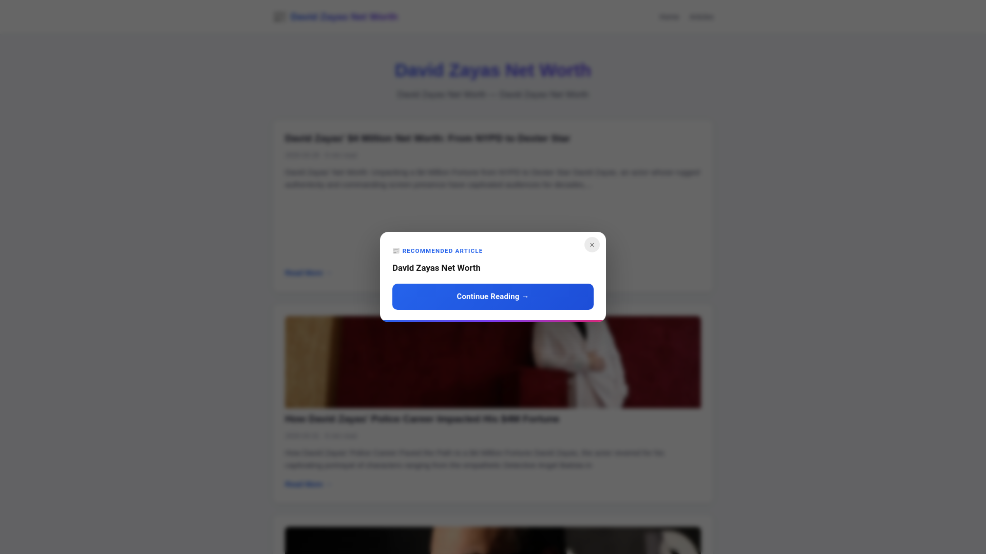 website screenshot of https://david-zayas-net-worth.pages.dev/