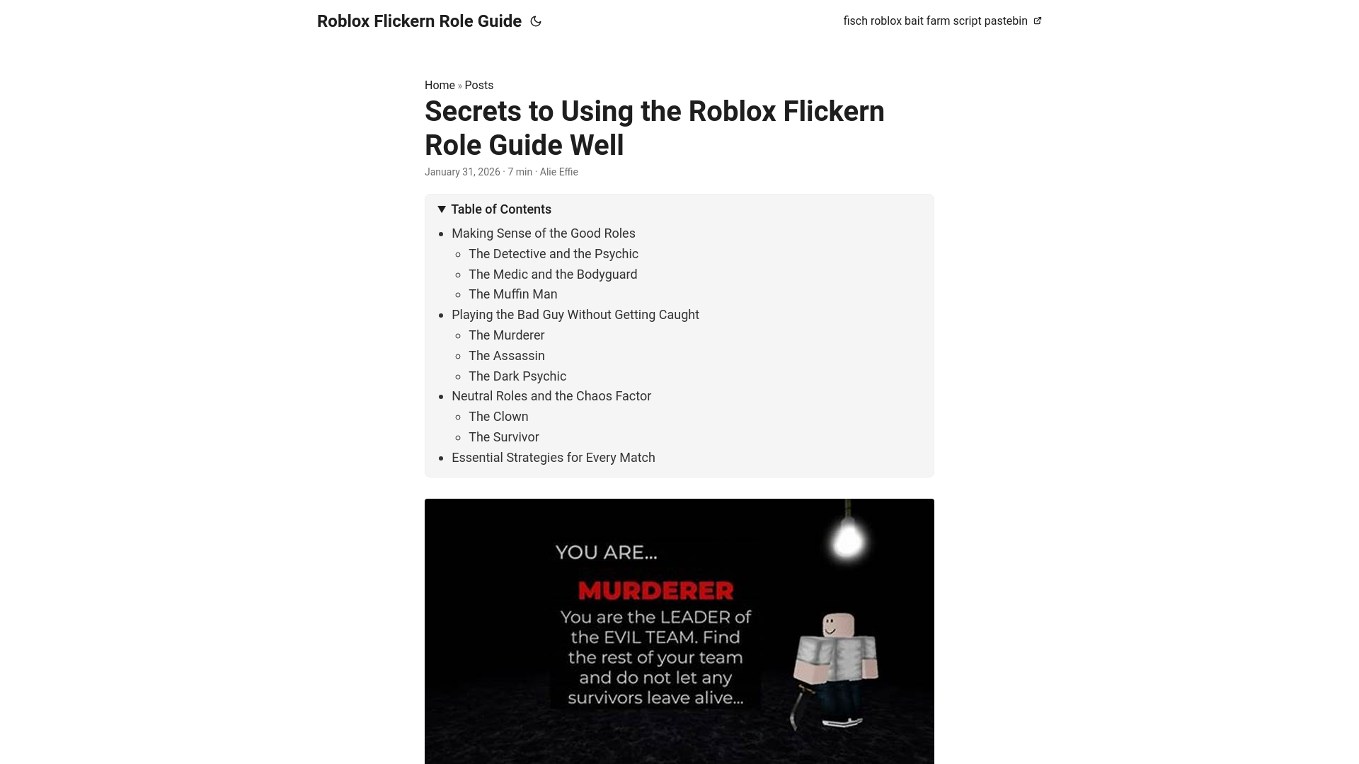 website screenshot of https://roblox-flickern-role-guide.pages.dev/