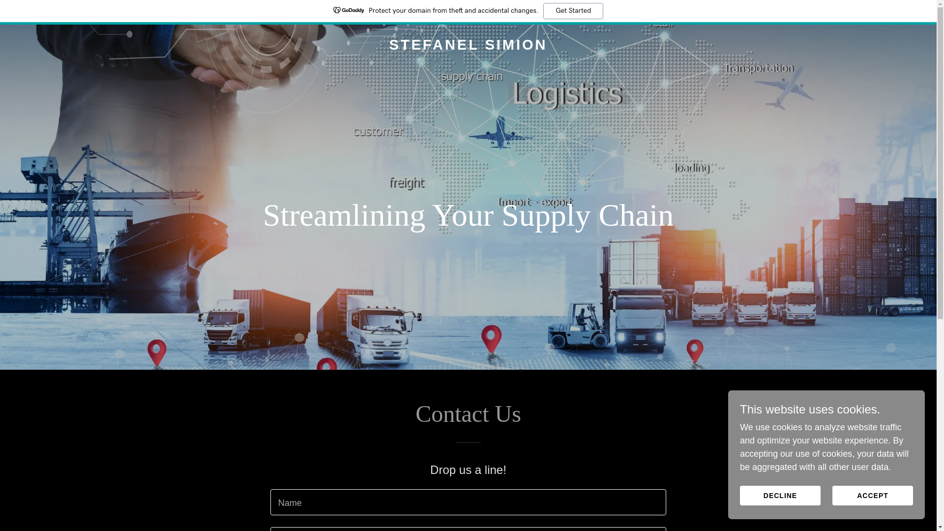 website screenshot of https://stefanelsimion.com/
