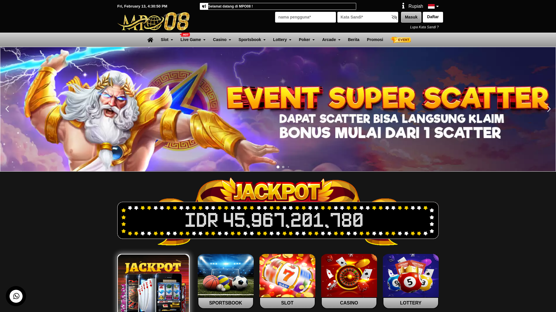 website screenshot of https://mpo08fut.xyz/