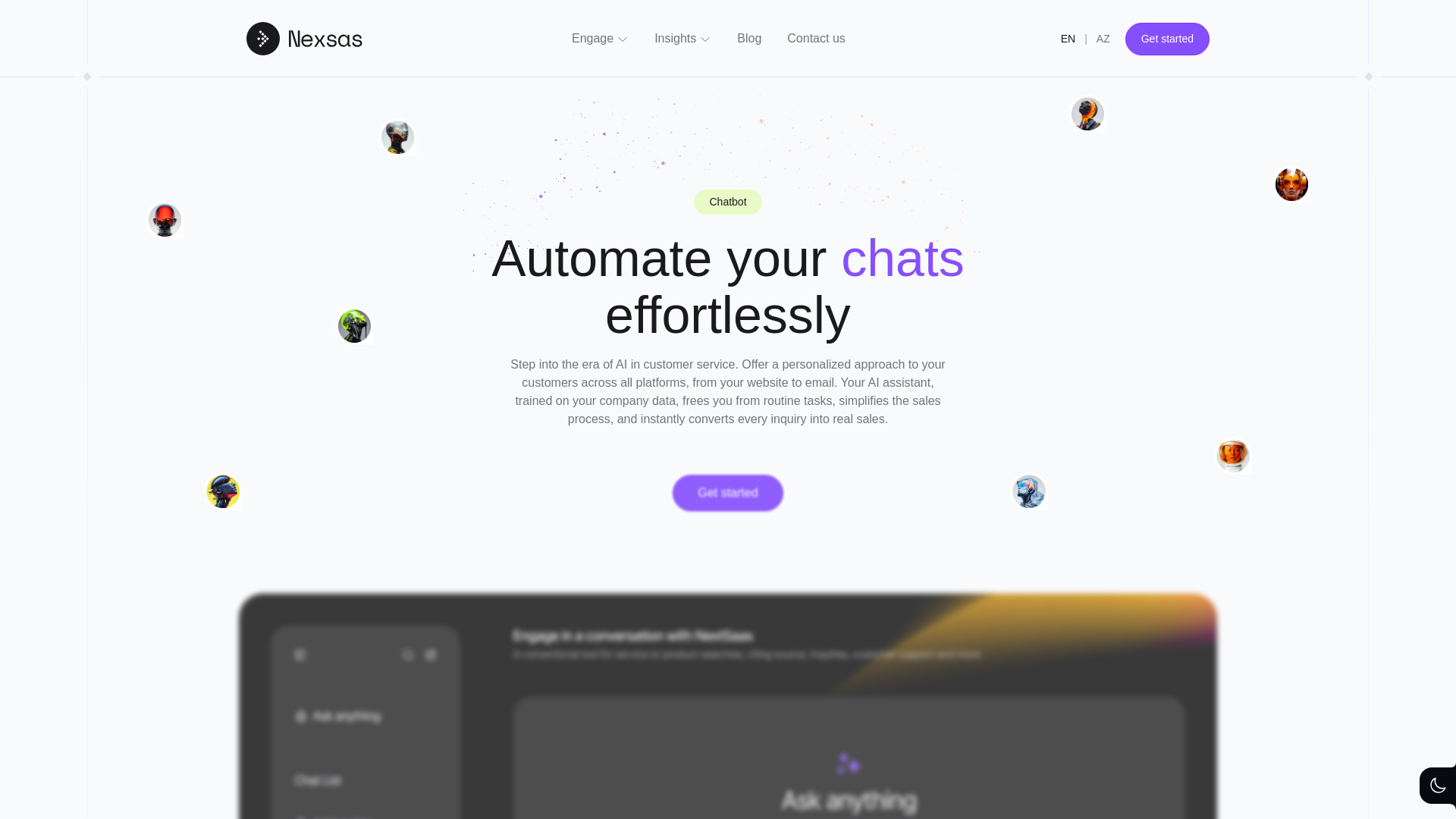 website screenshot of https://vebain.com/