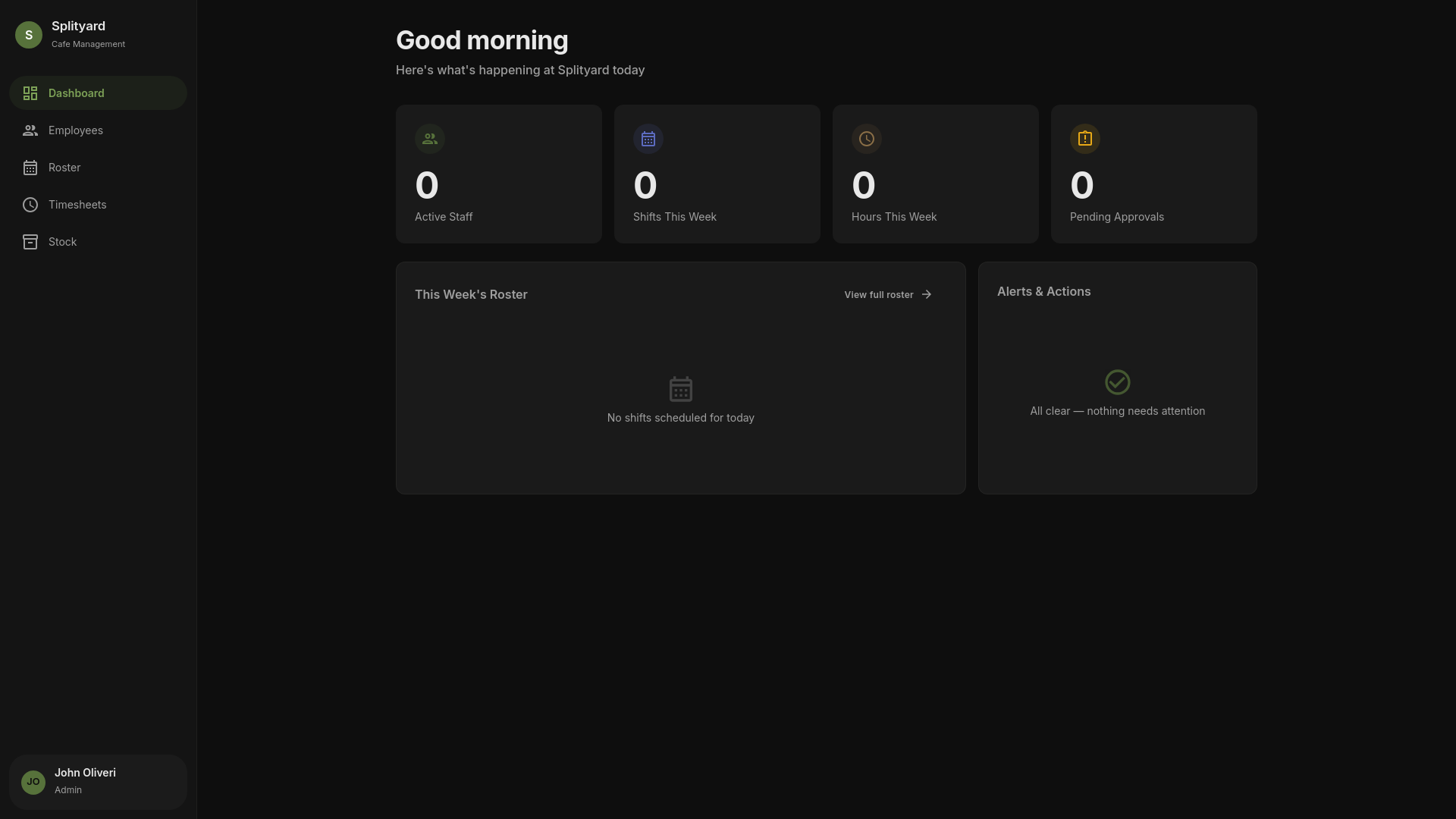 website screenshot of https://splityard.pages.dev/