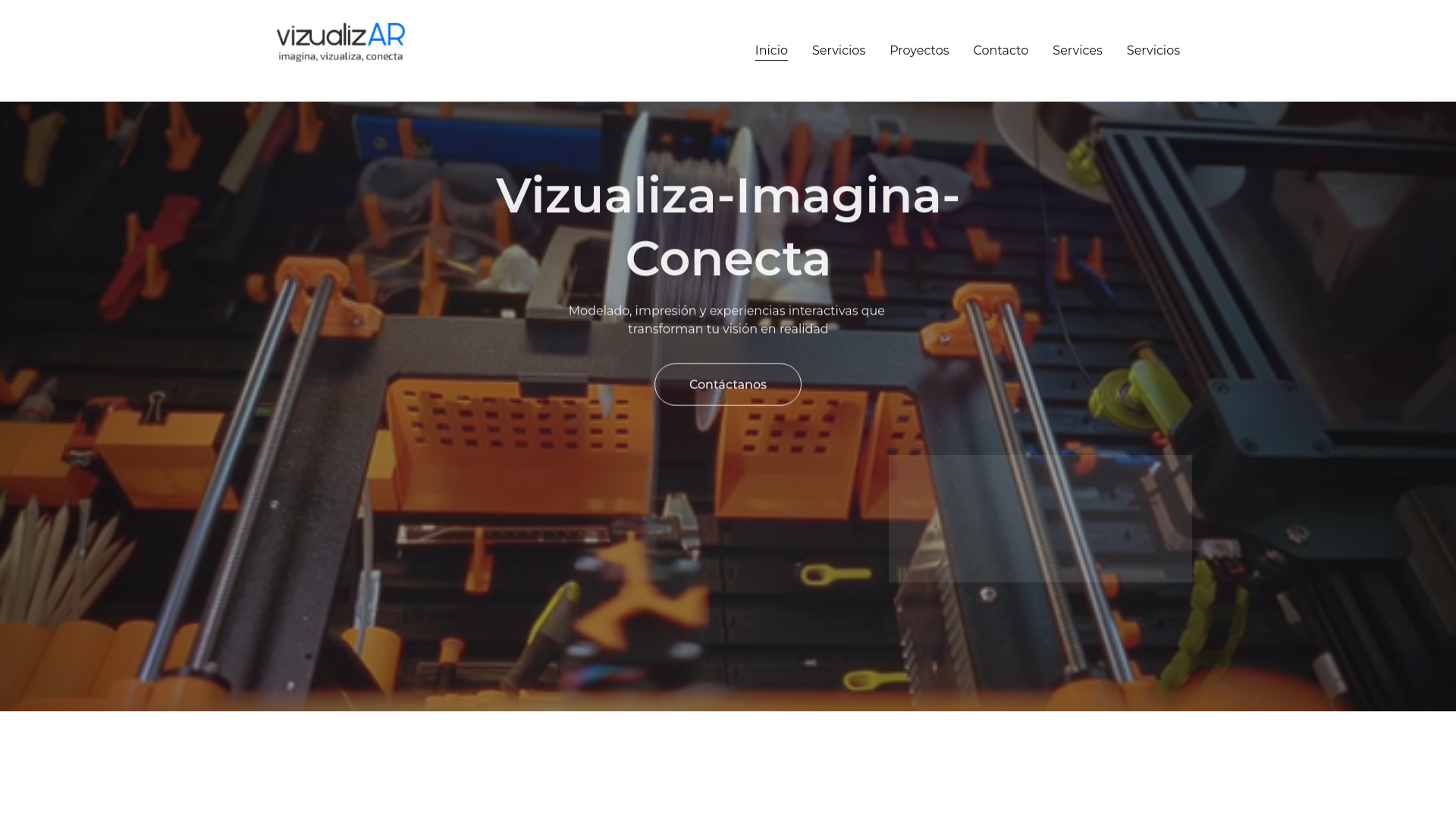 website screenshot of https://vizualizar3d.com/