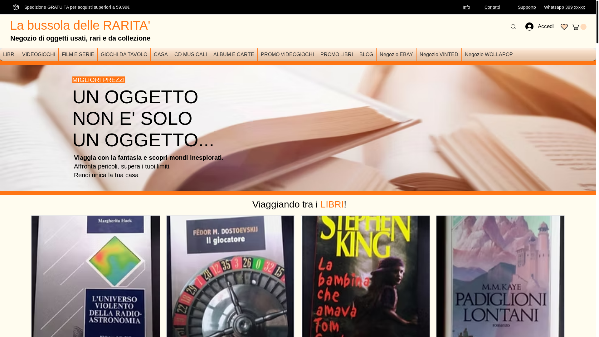website screenshot of https://labussoladellerarita.org/