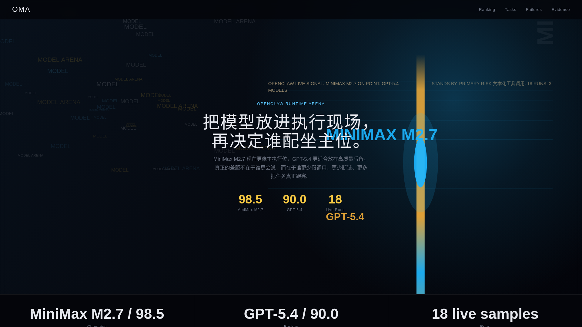website screenshot of https://tenet-openclaw-arena.pages.dev/
