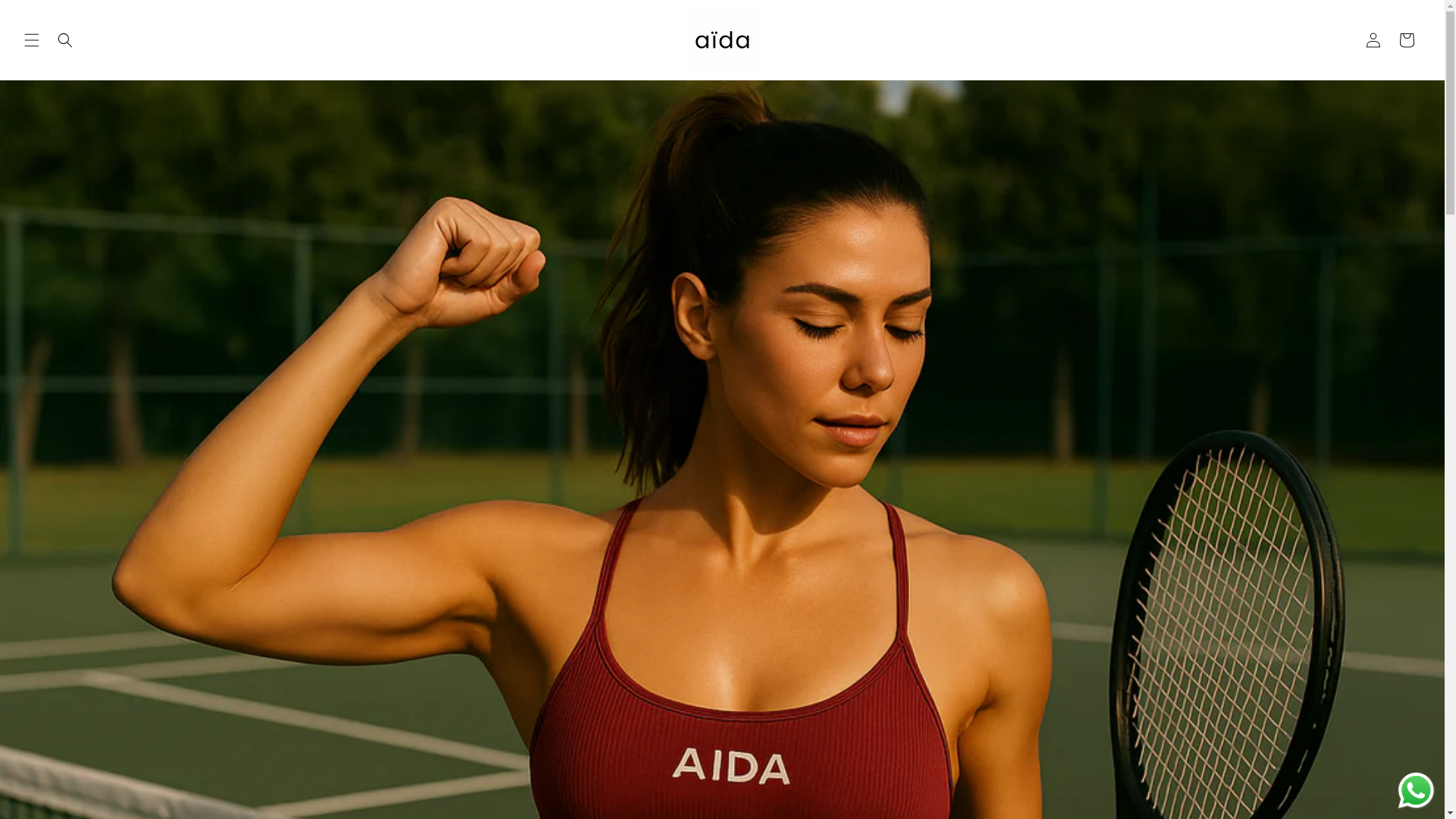 website screenshot of https://aidaactive.com/