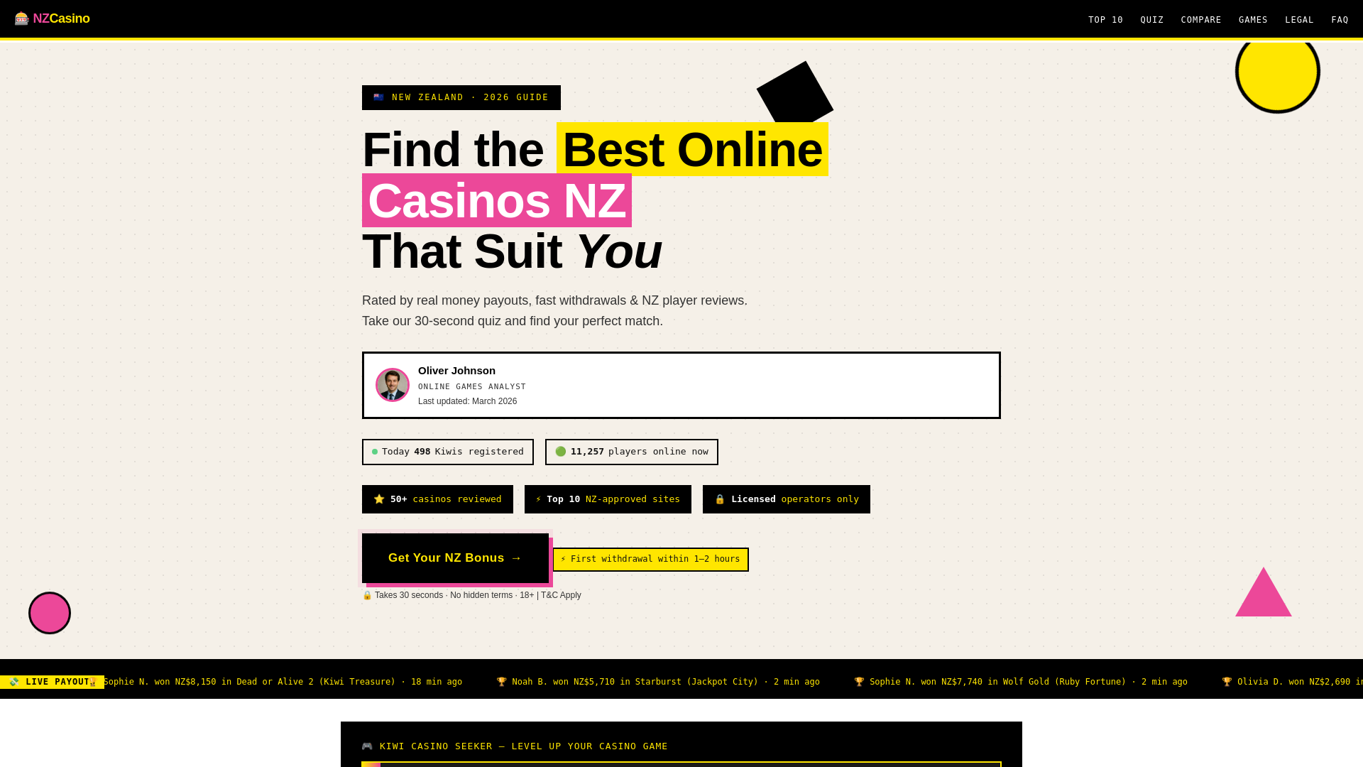 website screenshot of https://warrenmillerfilms-co-nz.pages.dev/