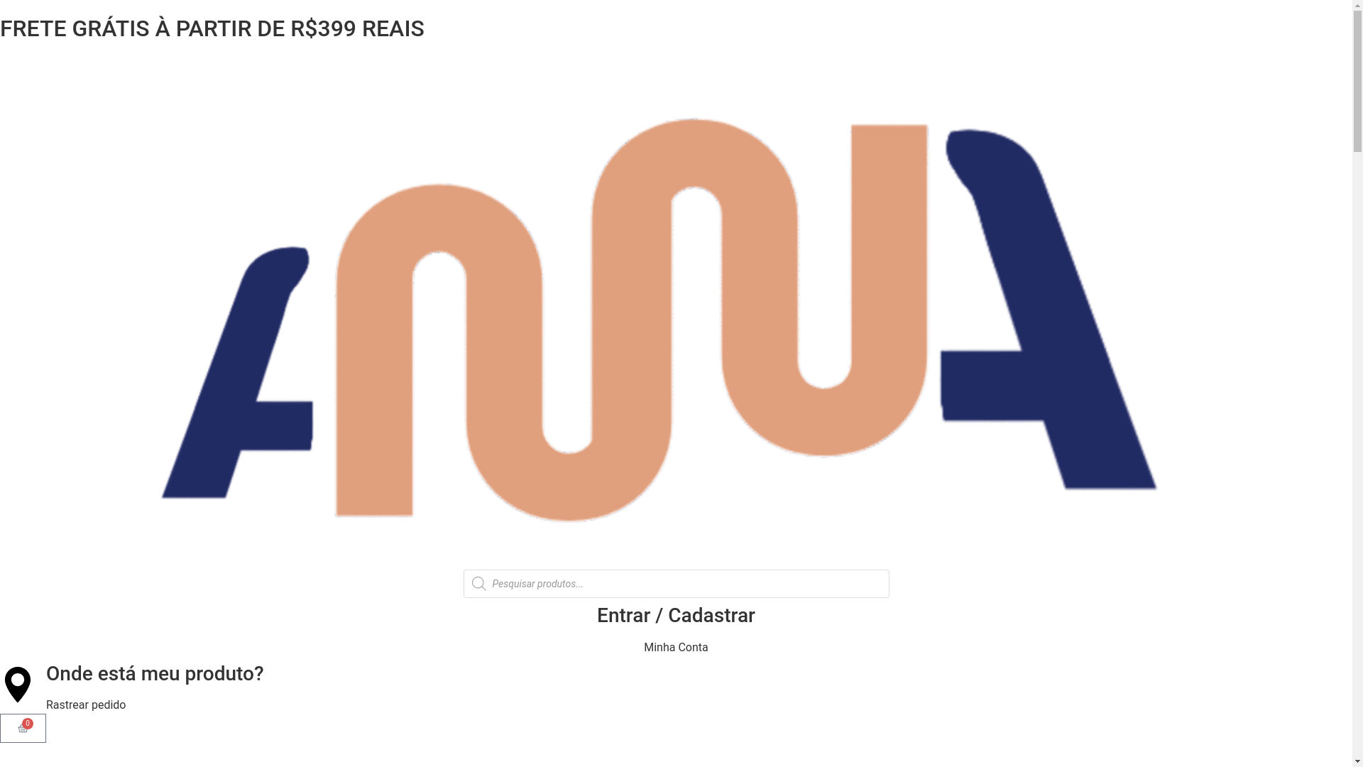 website screenshot of https://annaatacados.com.br/