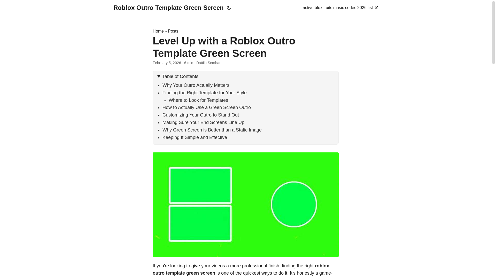 website screenshot of https://roblox-outro-template-green-screen.pages.dev/