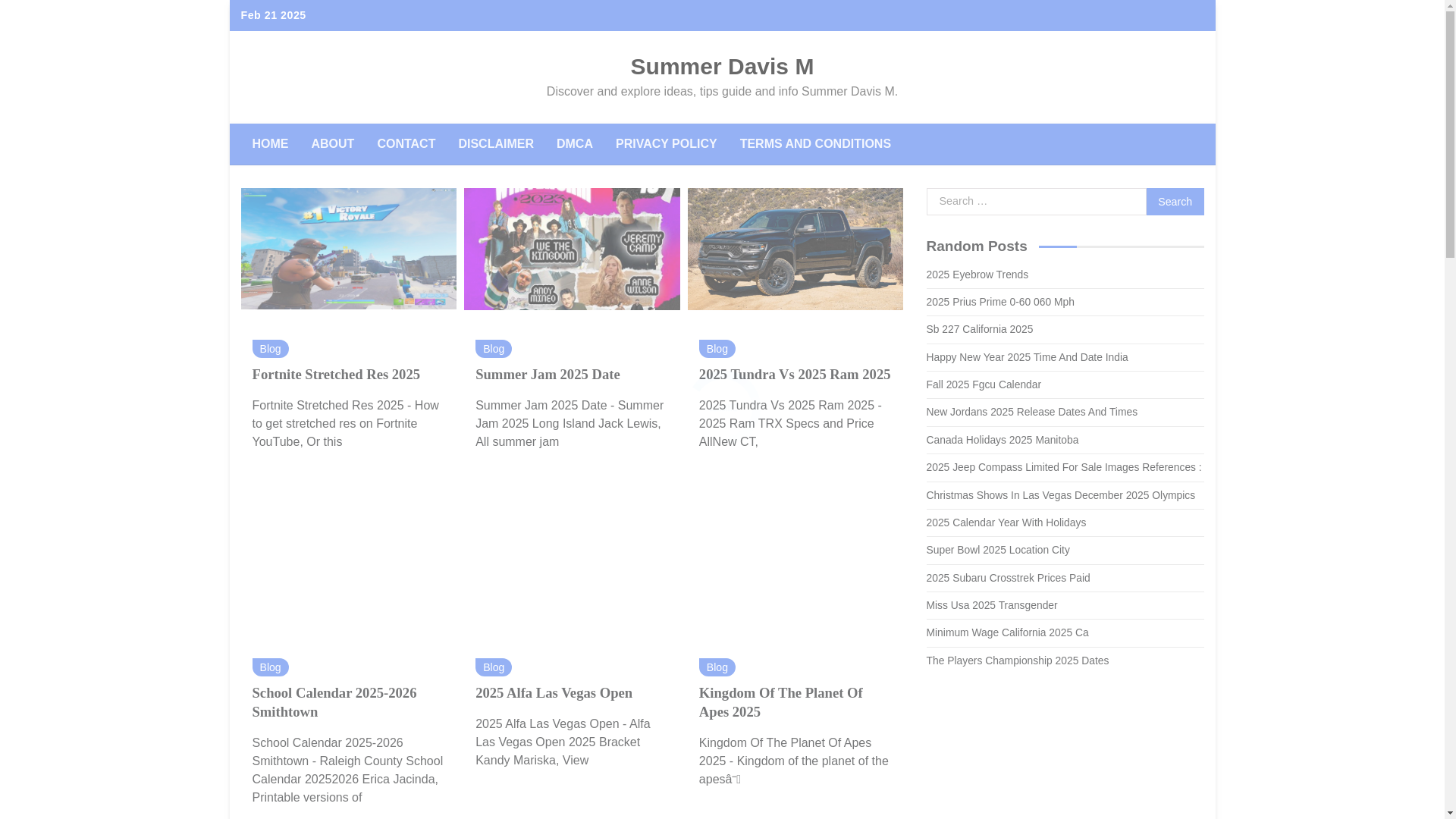 website screenshot of https://summerdavism.pages.dev/