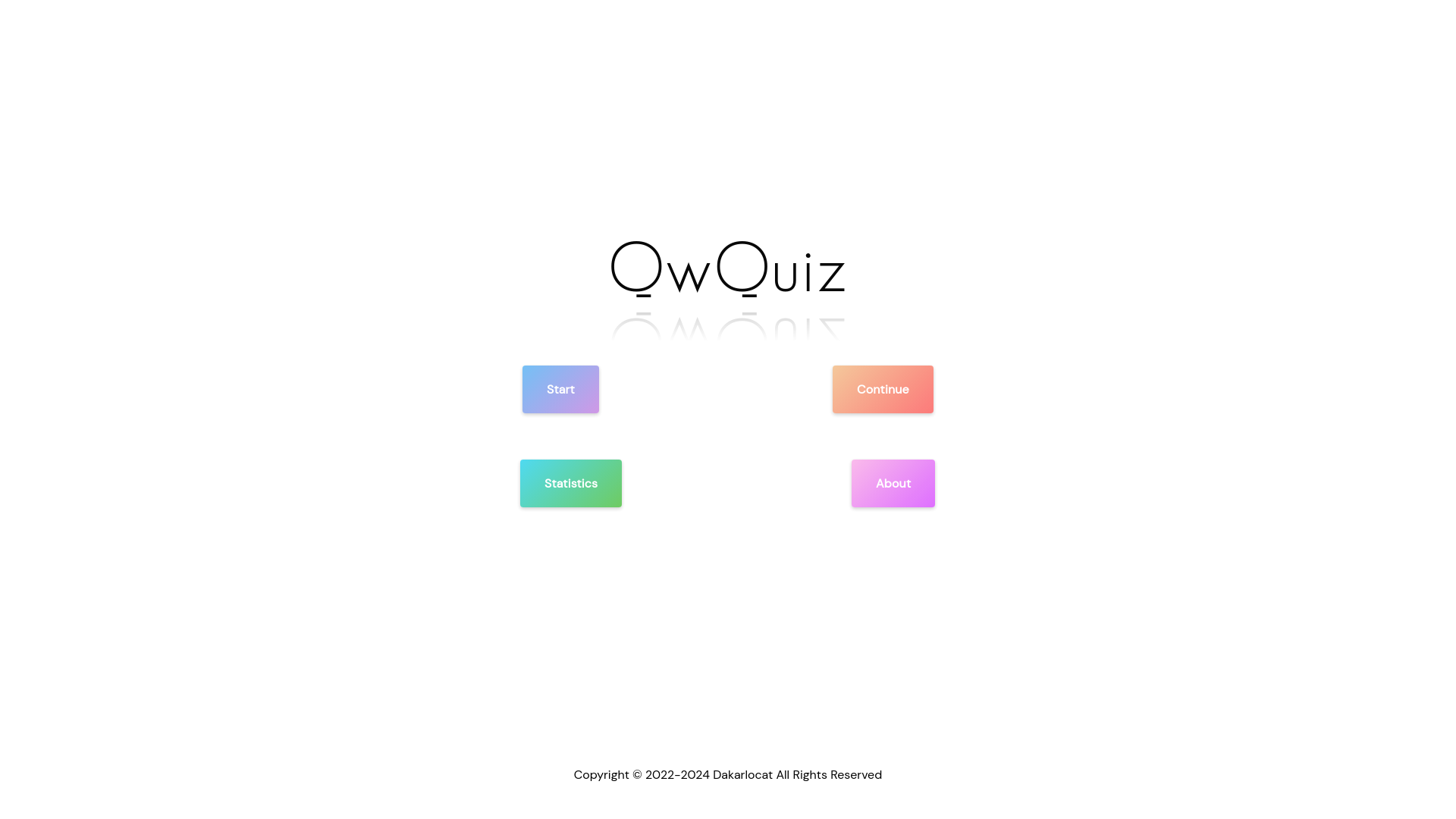 website screenshot of https://quiz.qwq.re/