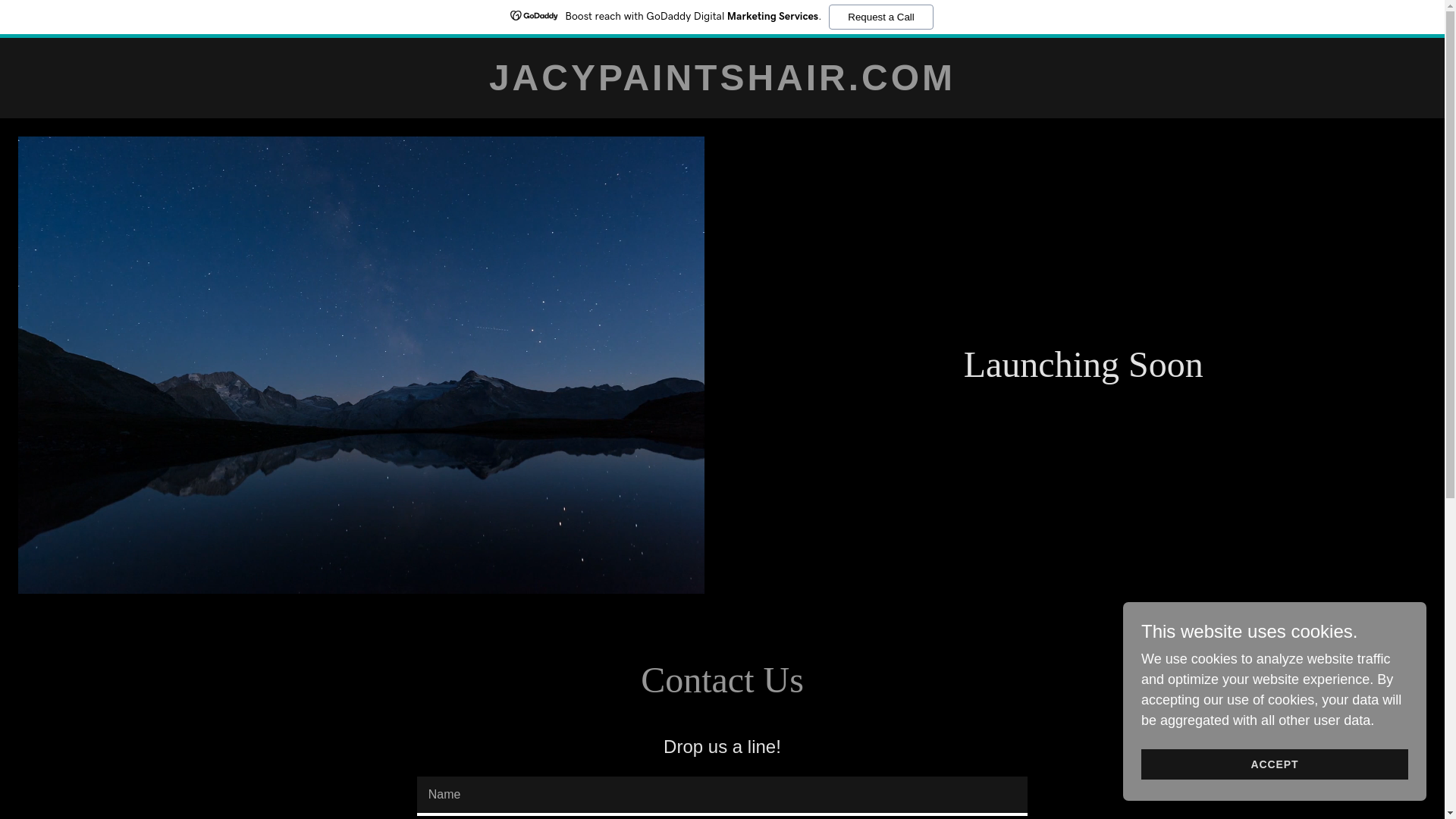 website screenshot of https://jacypaintshair.com/