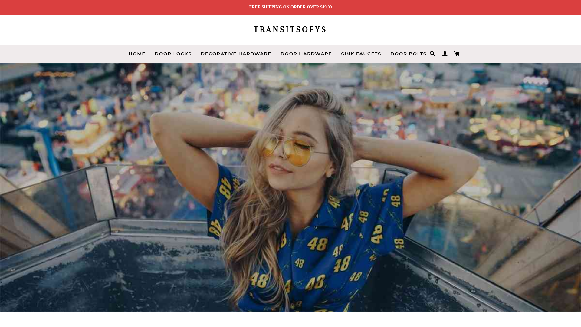 website screenshot of https://transitsofys.shop/