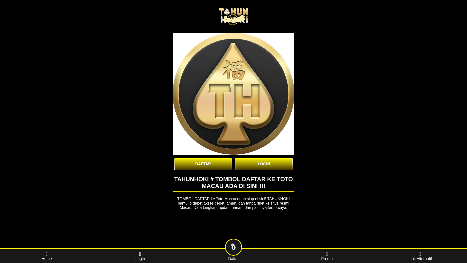 website screenshot of https://tahunhokiflow.pages.dev/
