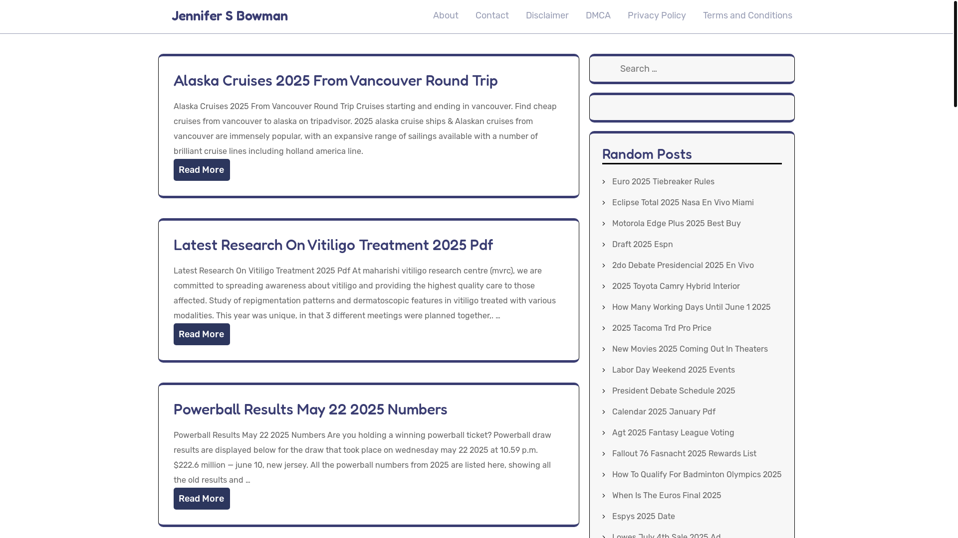 website screenshot of https://jennifersbowmanr.pages.dev/