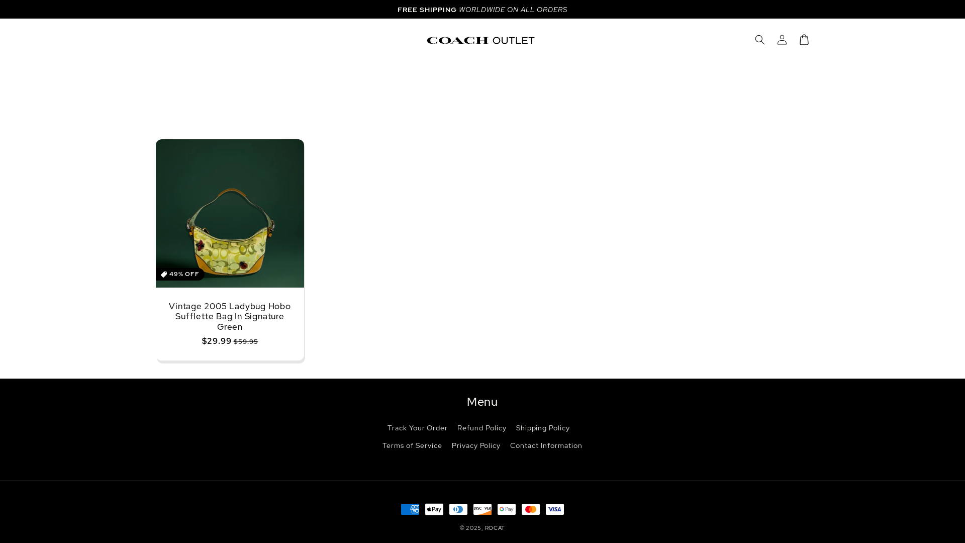 website screenshot of https://ch-collection.store/