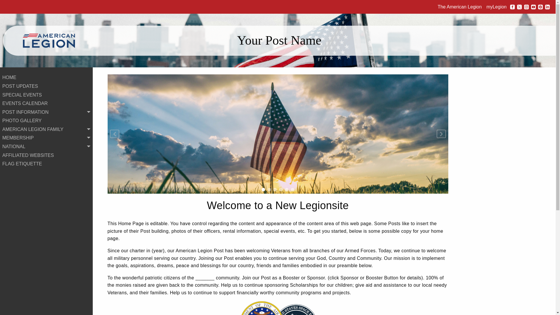 website screenshot of https://post126monckscorner.org/