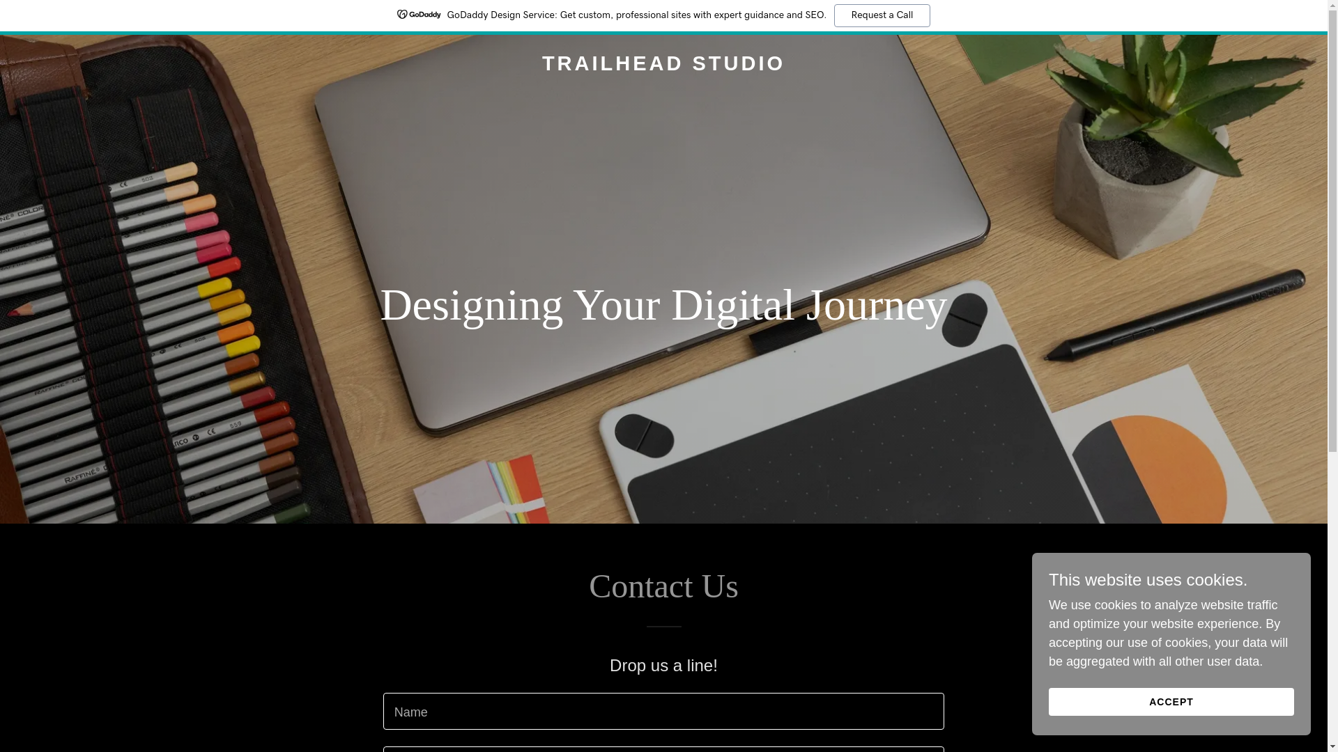 website screenshot of https://trailheadstudio.design/