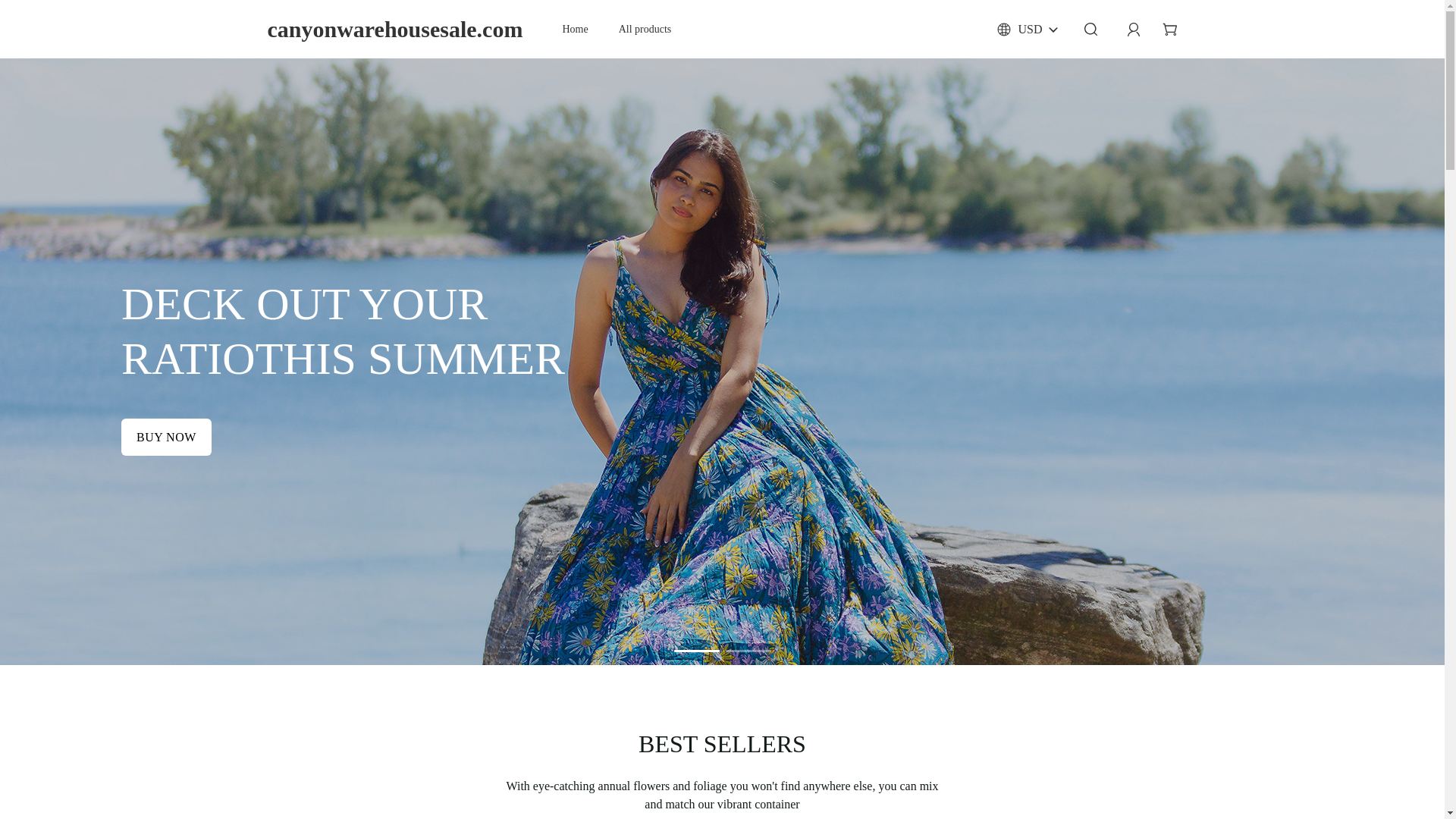 website screenshot of https://canyonwarehousesale.com/