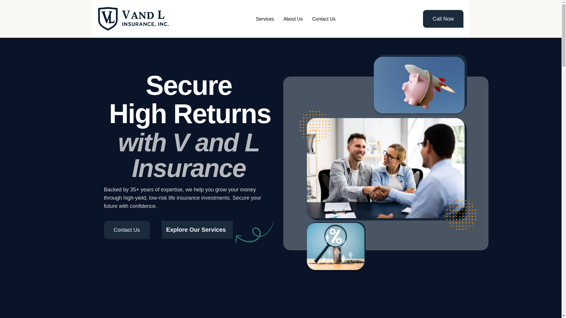 website screenshot of https://vandlinsuranceshare.com/