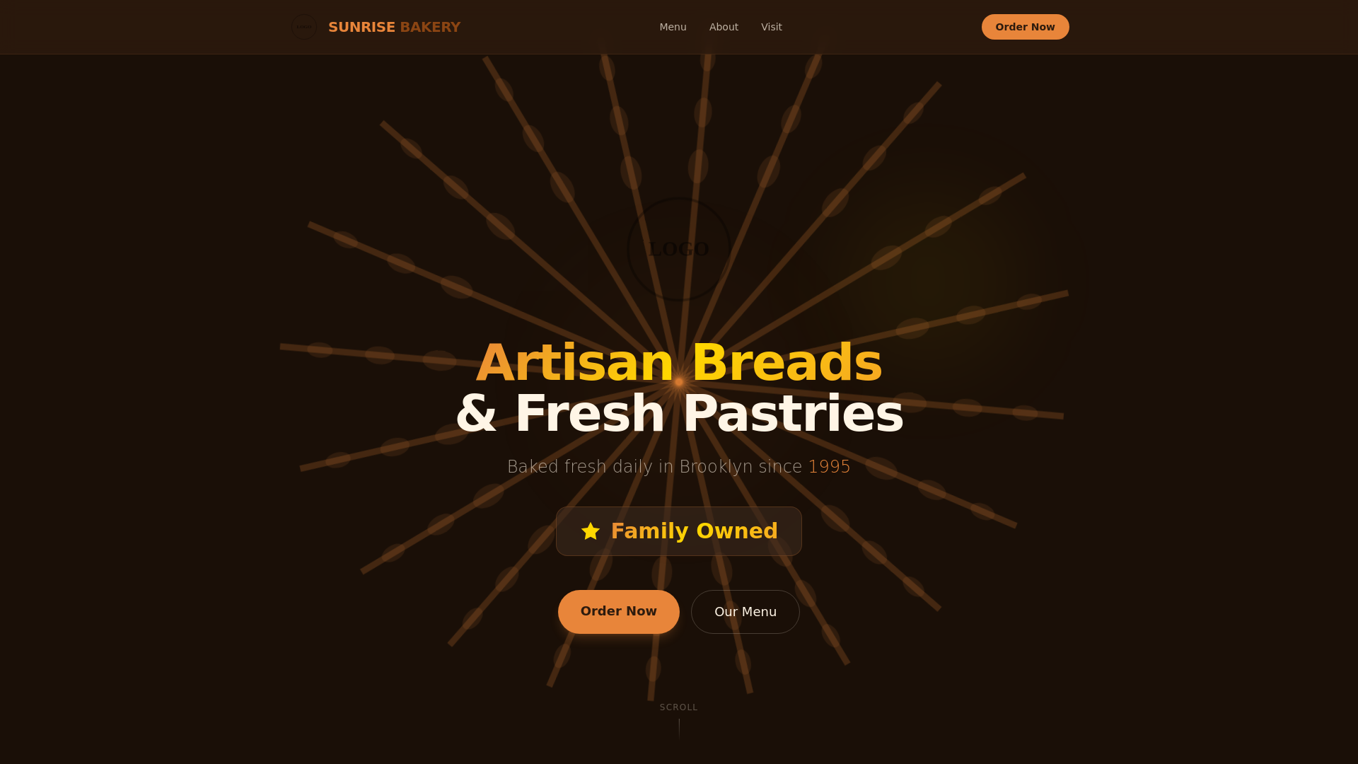 website screenshot of https://sunrise-bakery-39m.pages.dev/