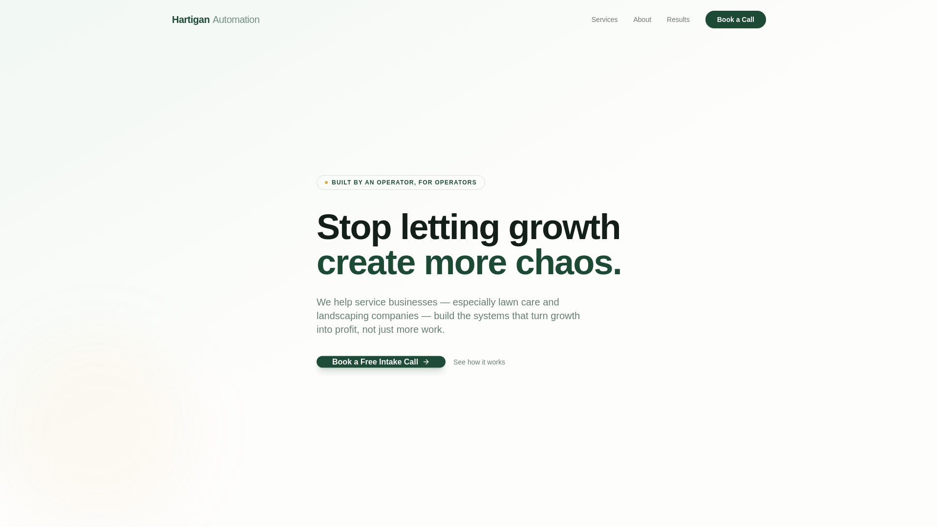 website screenshot of https://htautomations.com/