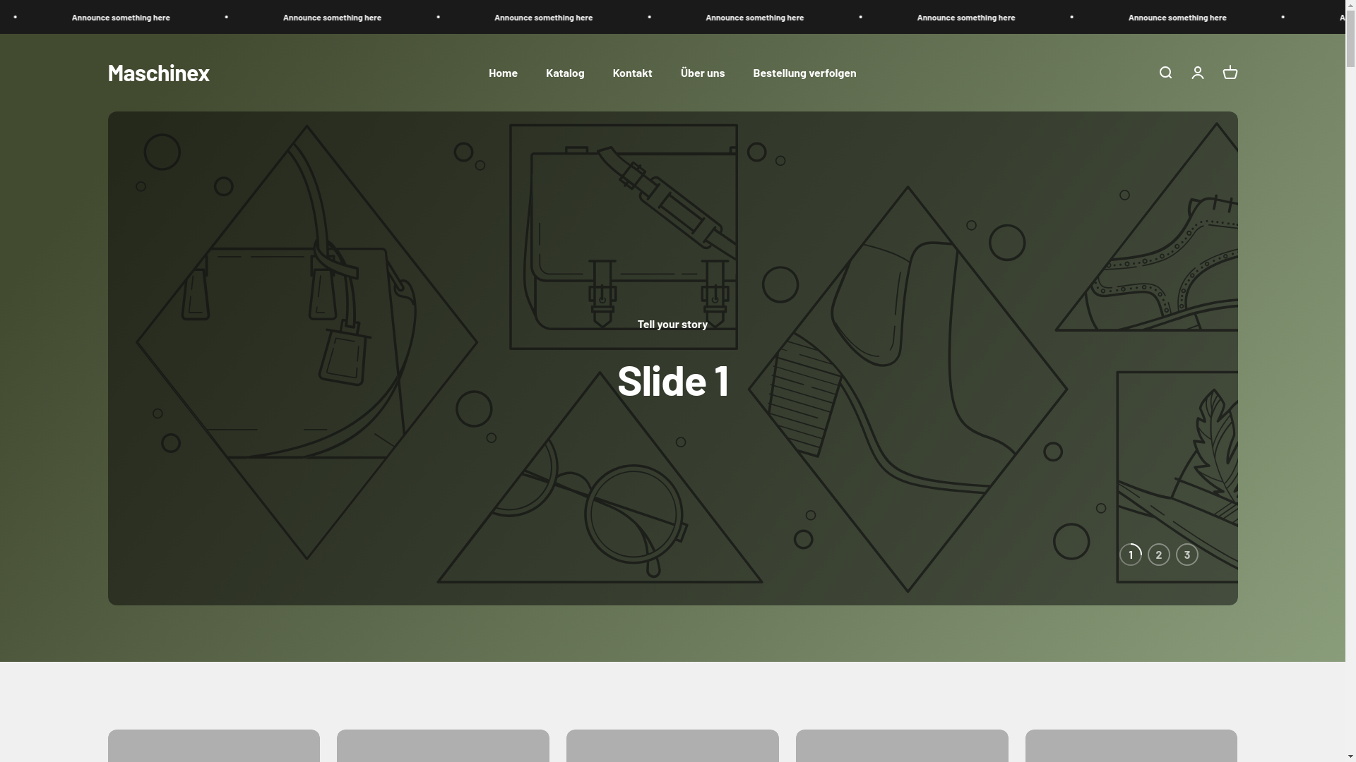 website screenshot of https://maschinex.shop/