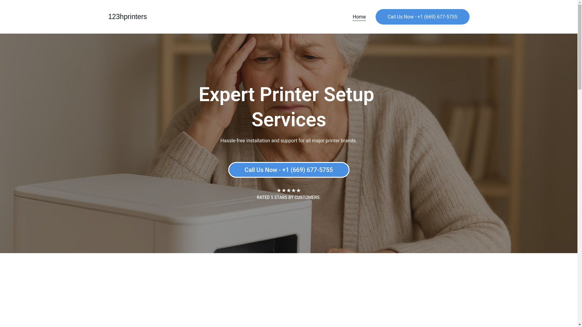 website screenshot of https://123hprinters.store/
