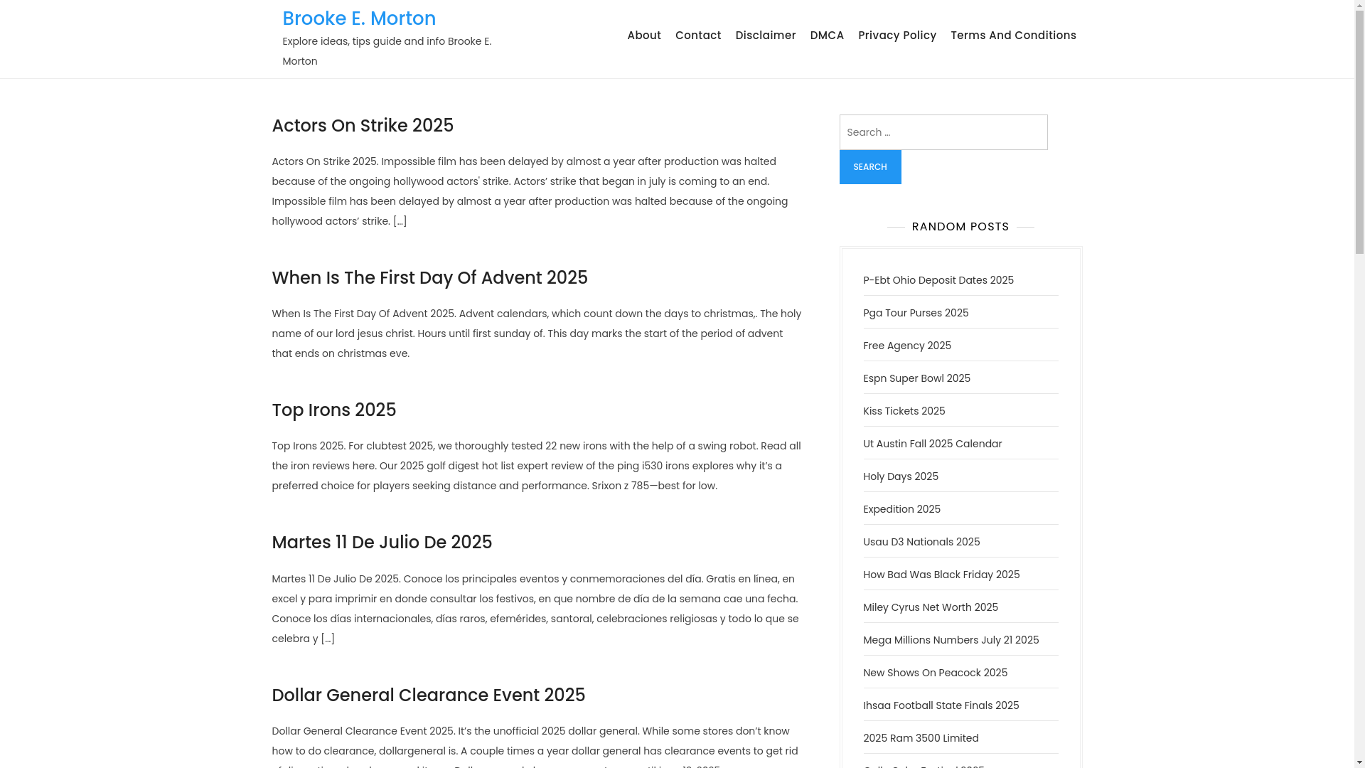 website screenshot of https://brookeemorton.pages.dev/