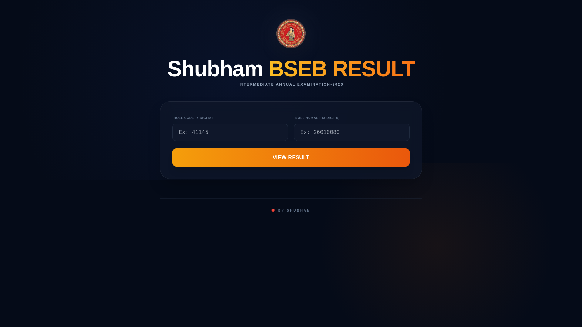website screenshot of https://shubham-bseb.pages.dev/