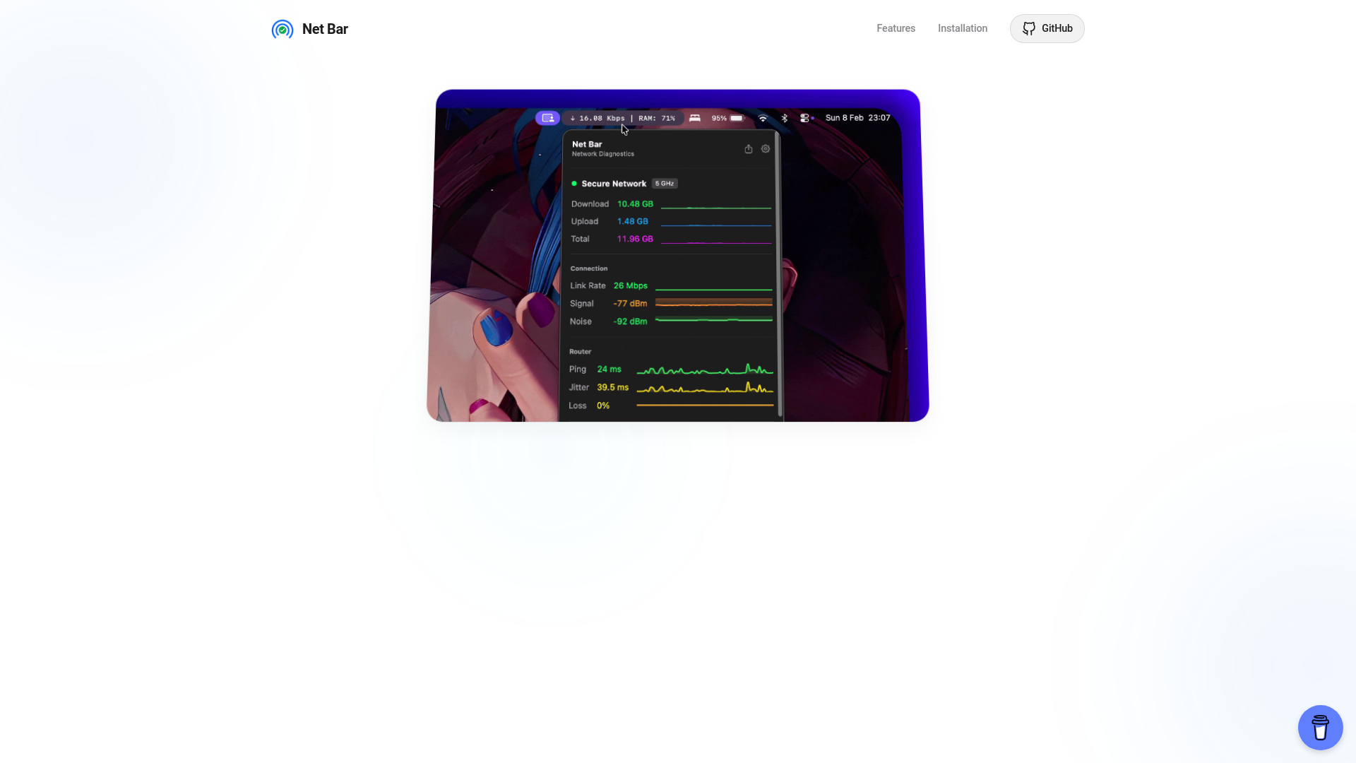 website screenshot of https://netbar.pages.dev/