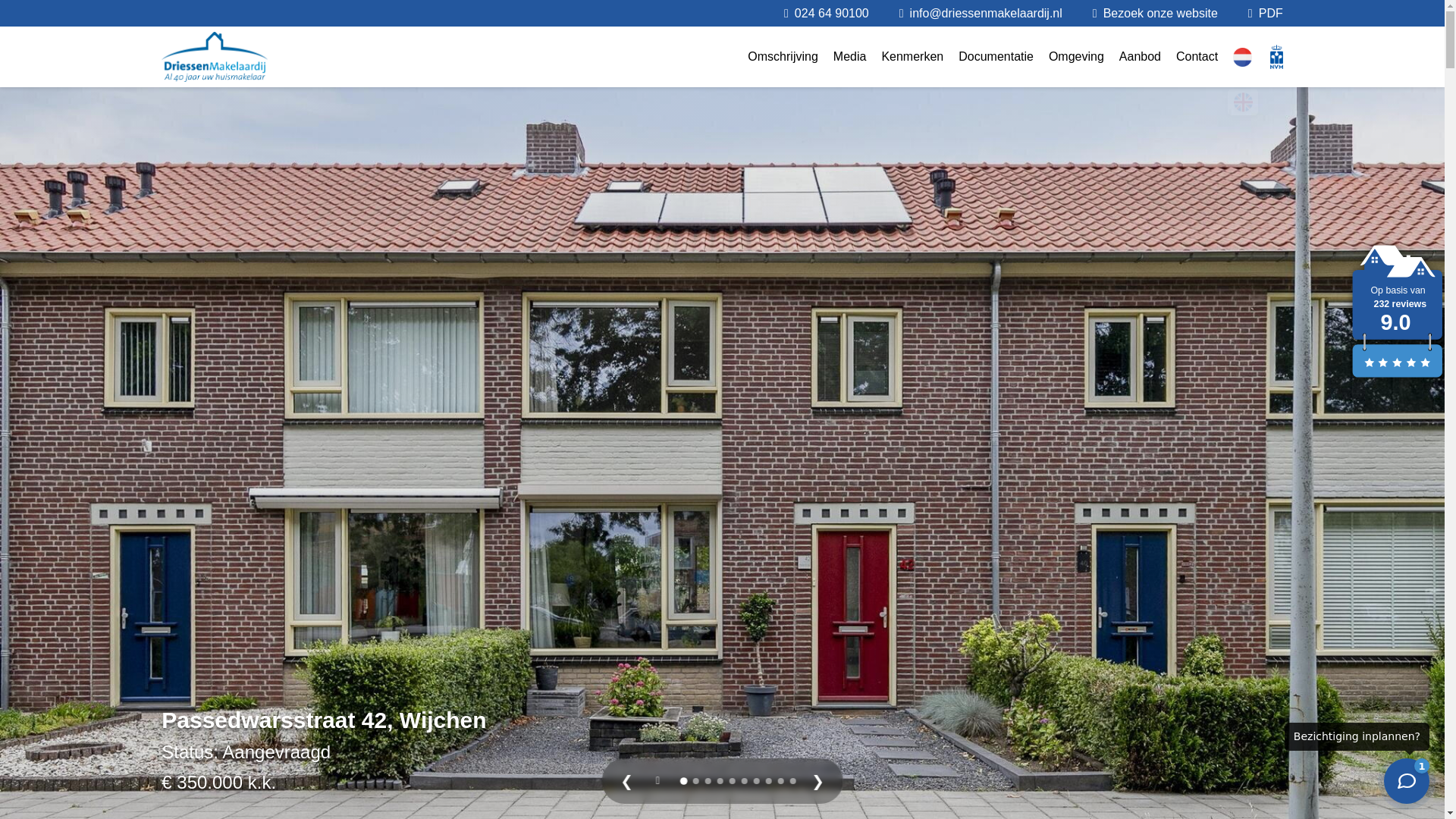 website screenshot of https://passedwarsstraat42.nl/