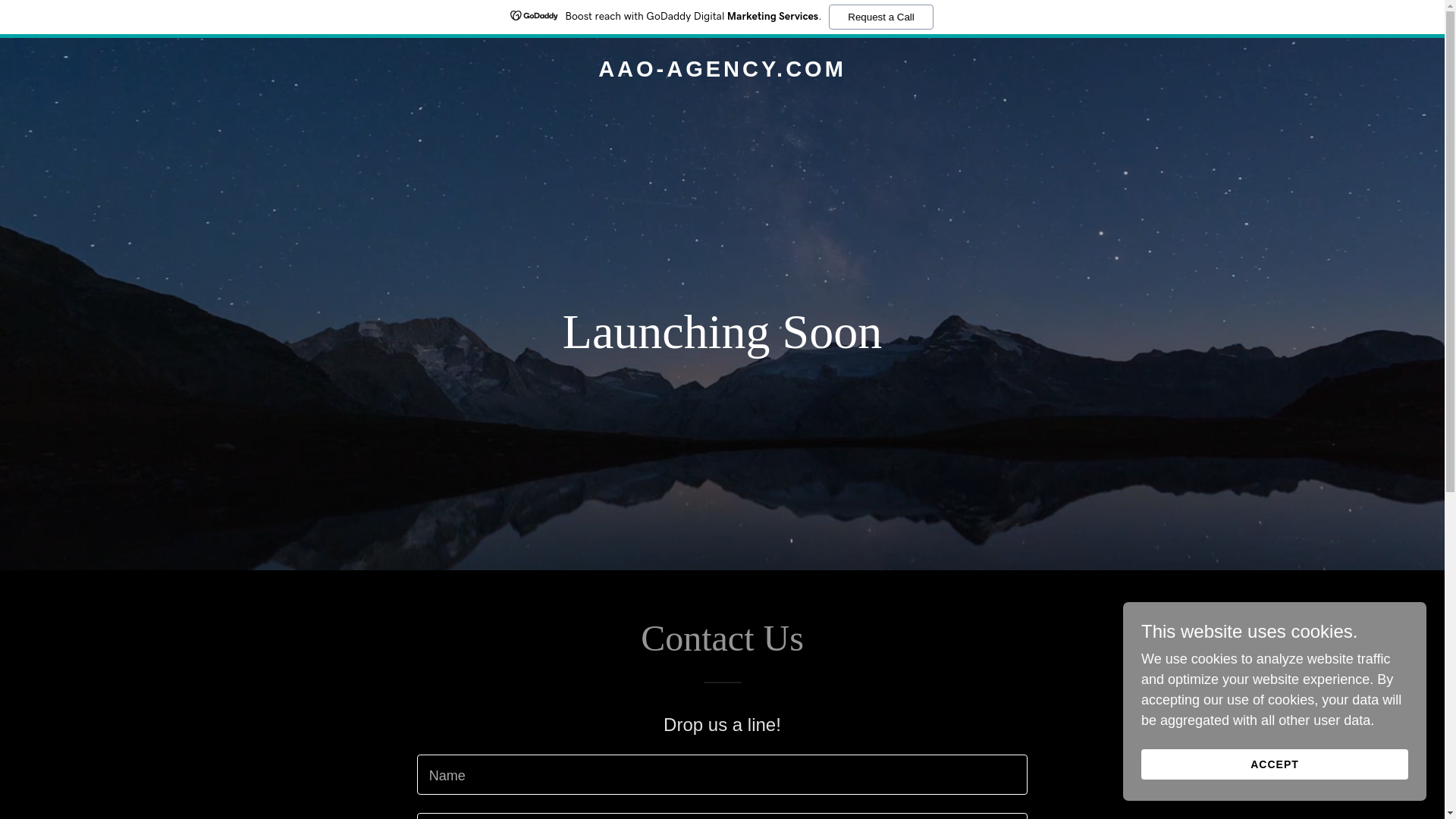 website screenshot of https://aao-agency.com/